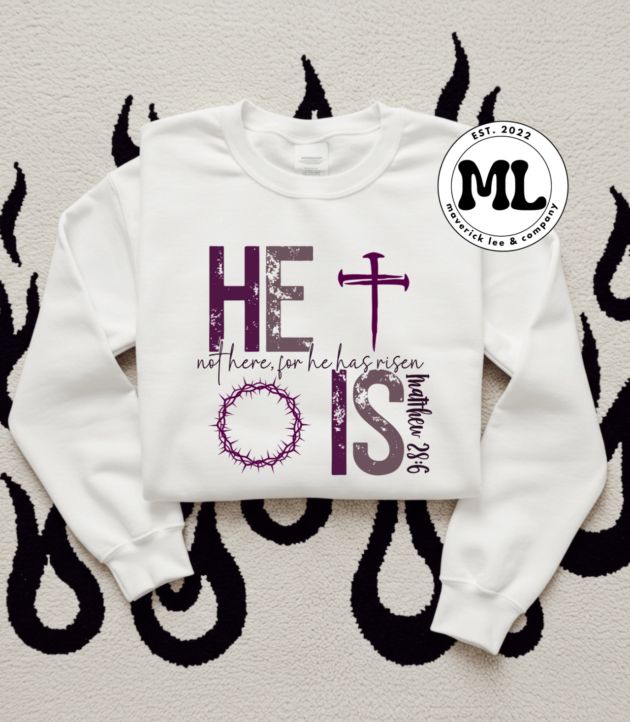 He is risen – purple