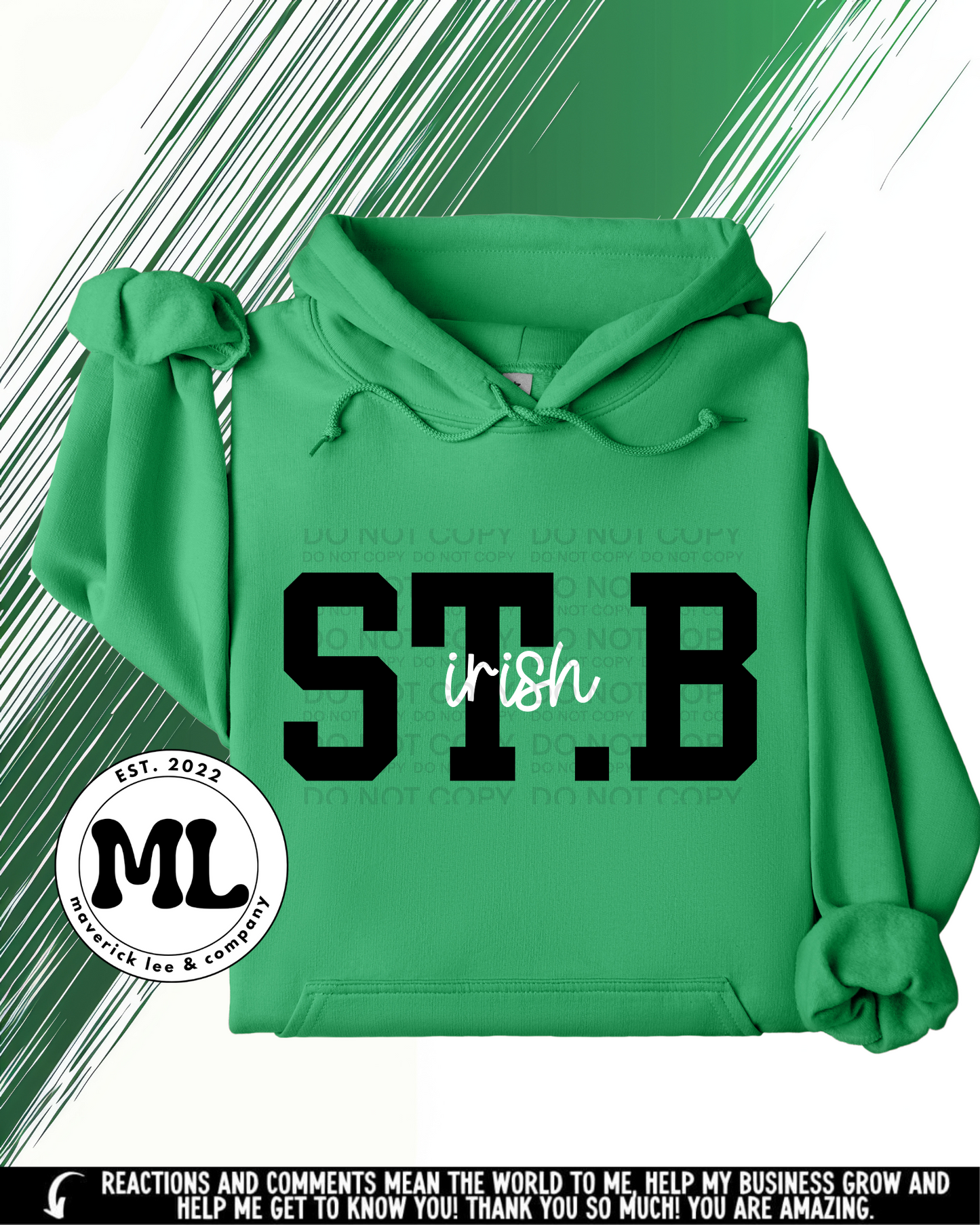 Varsity initial + mascot