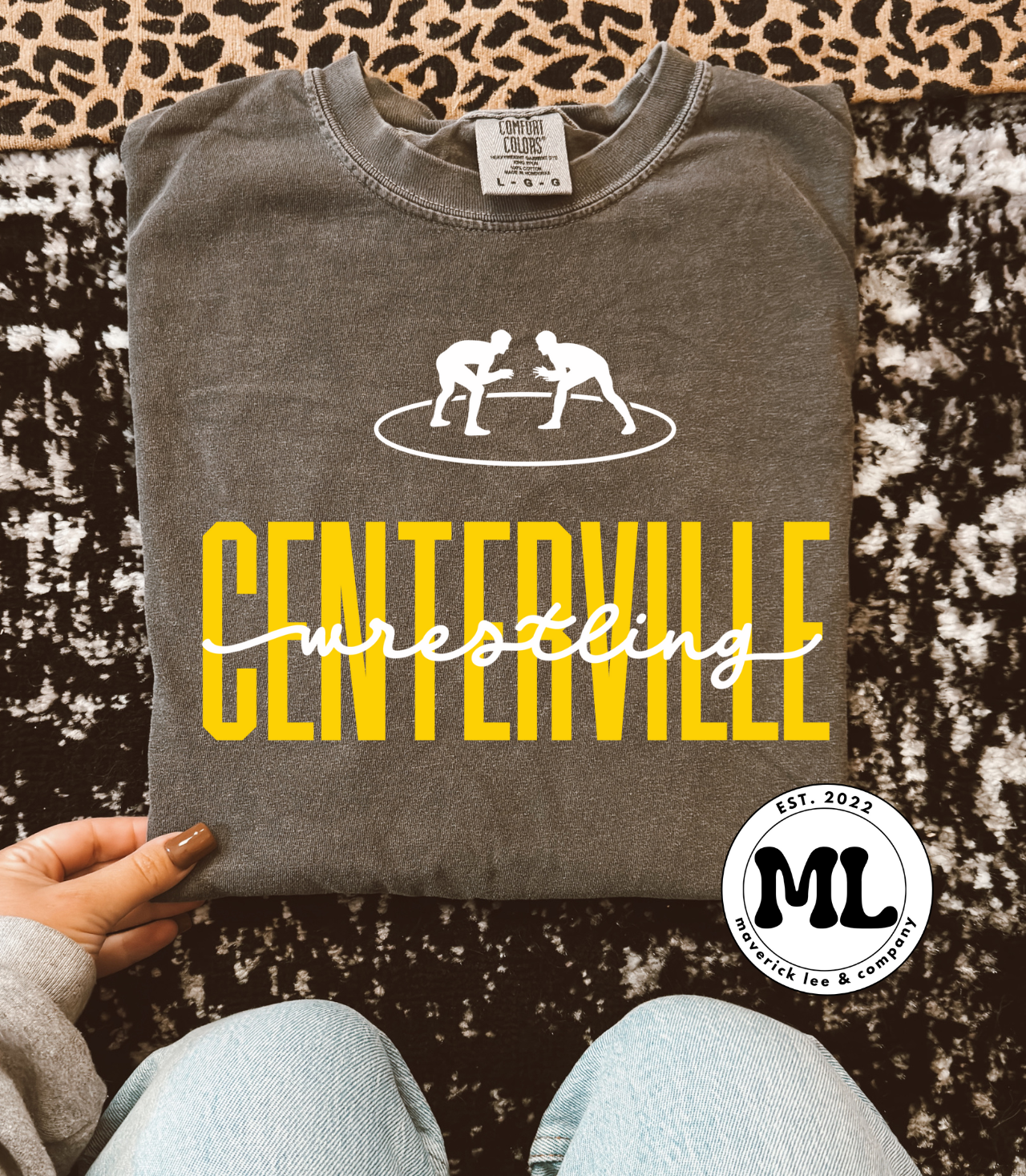 Centerville, Elks wrestling – cursive