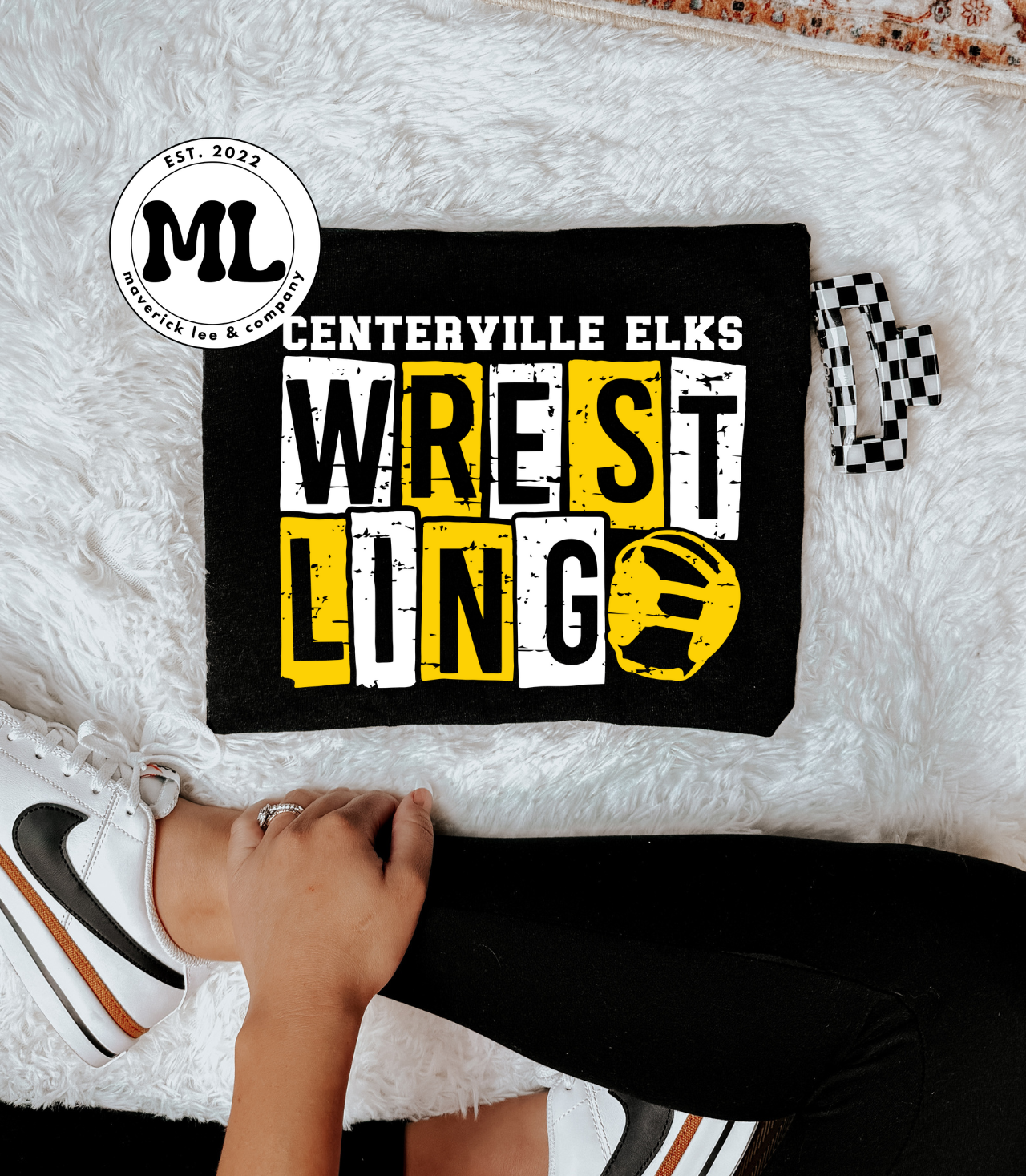 Centerville Elks wrestling – distressed boxes