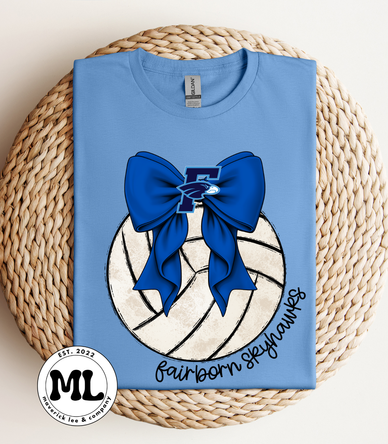 Fairborn Skyhawks volleyball bow