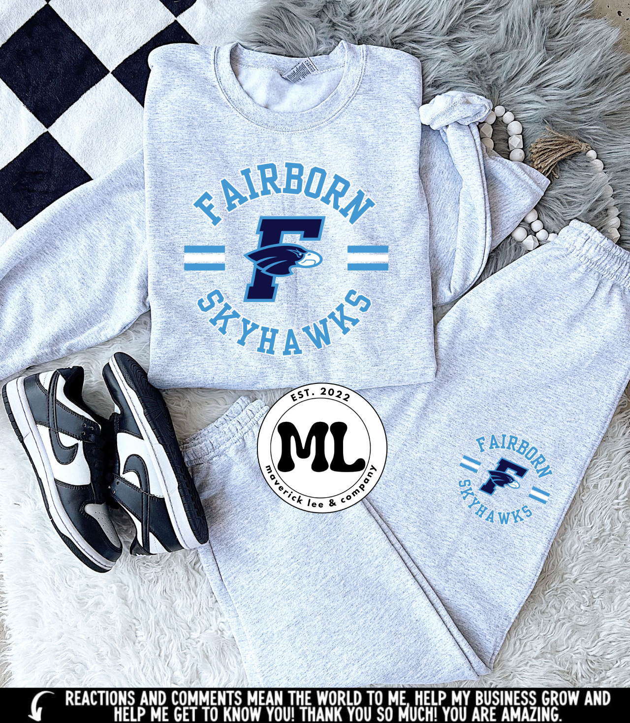 Fairborn Skyhawk jogger set