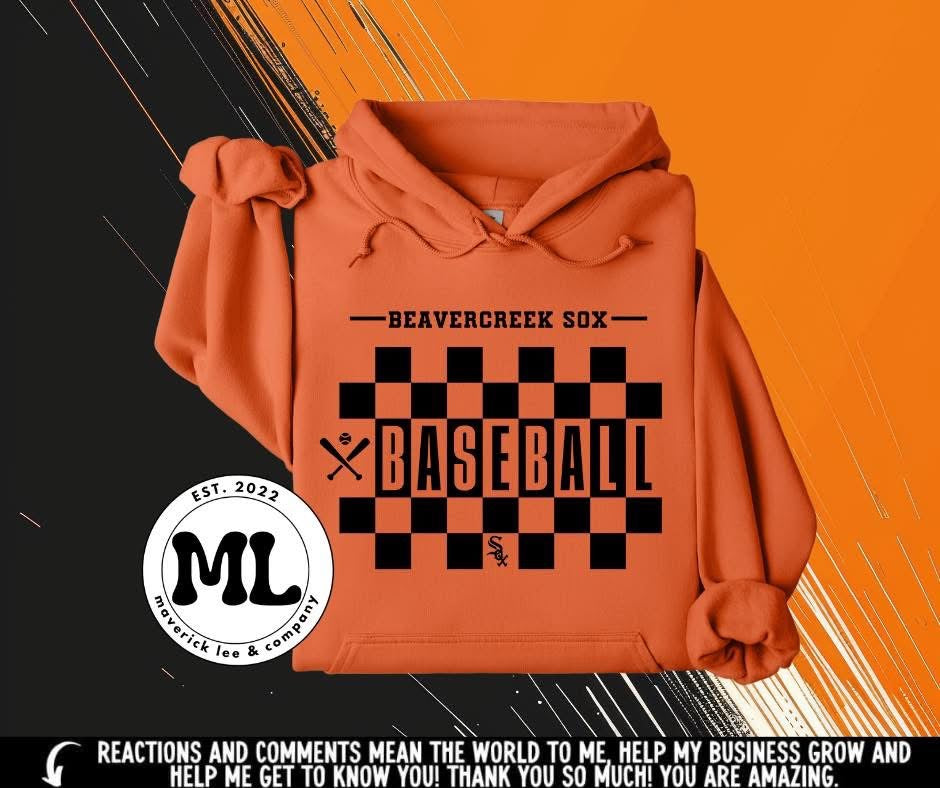 Beavercreek sox baseball - checkered