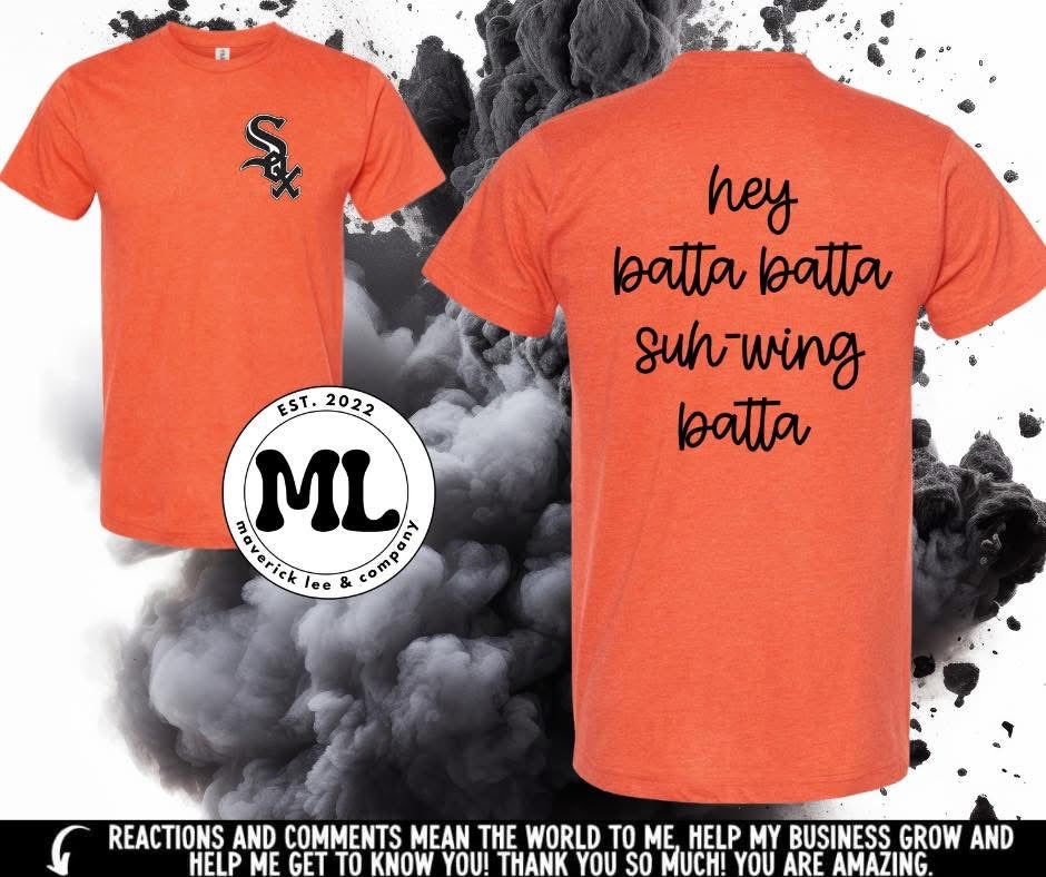 Hey batter batter swing front + back