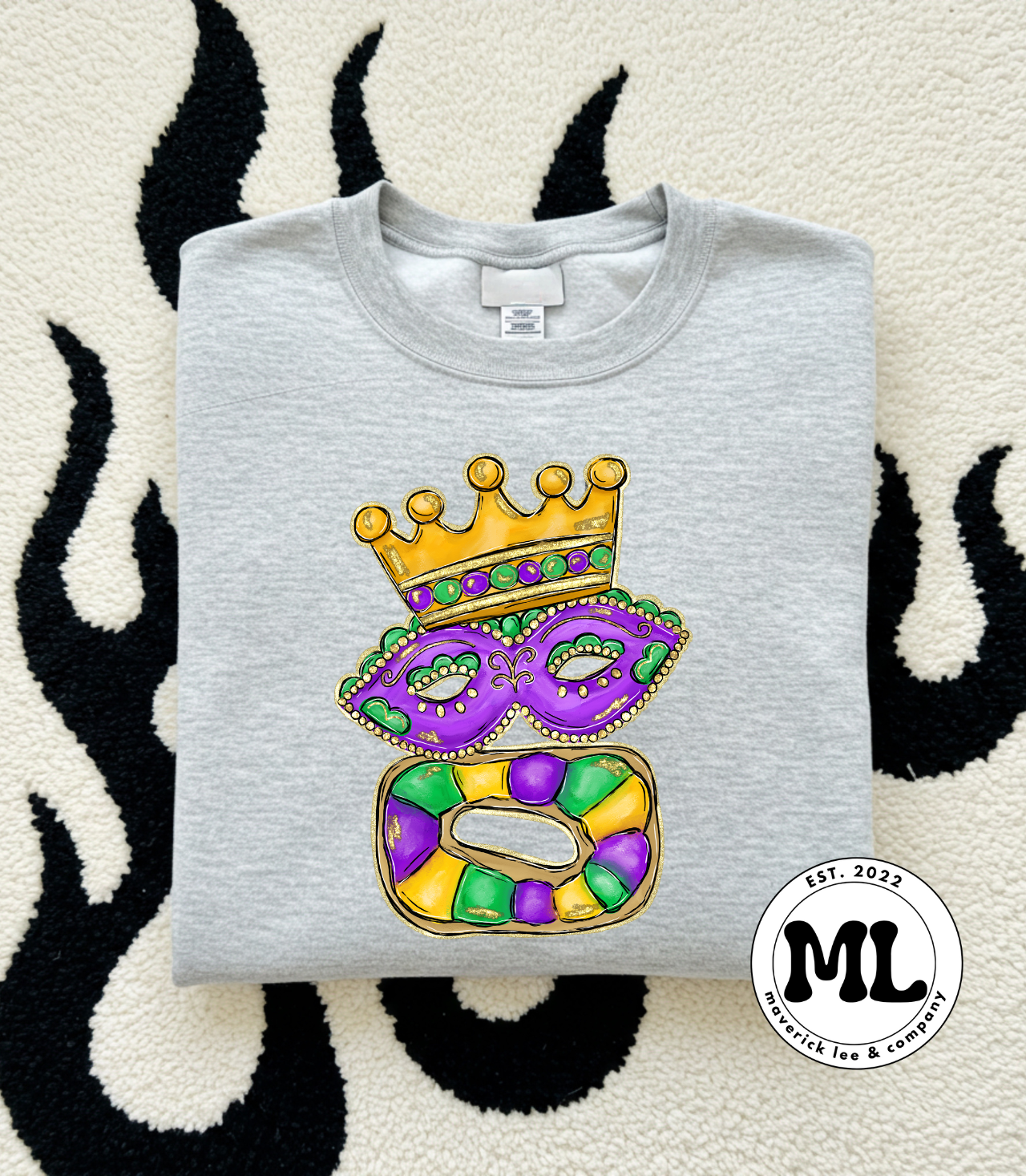 Mardi Gras king cake