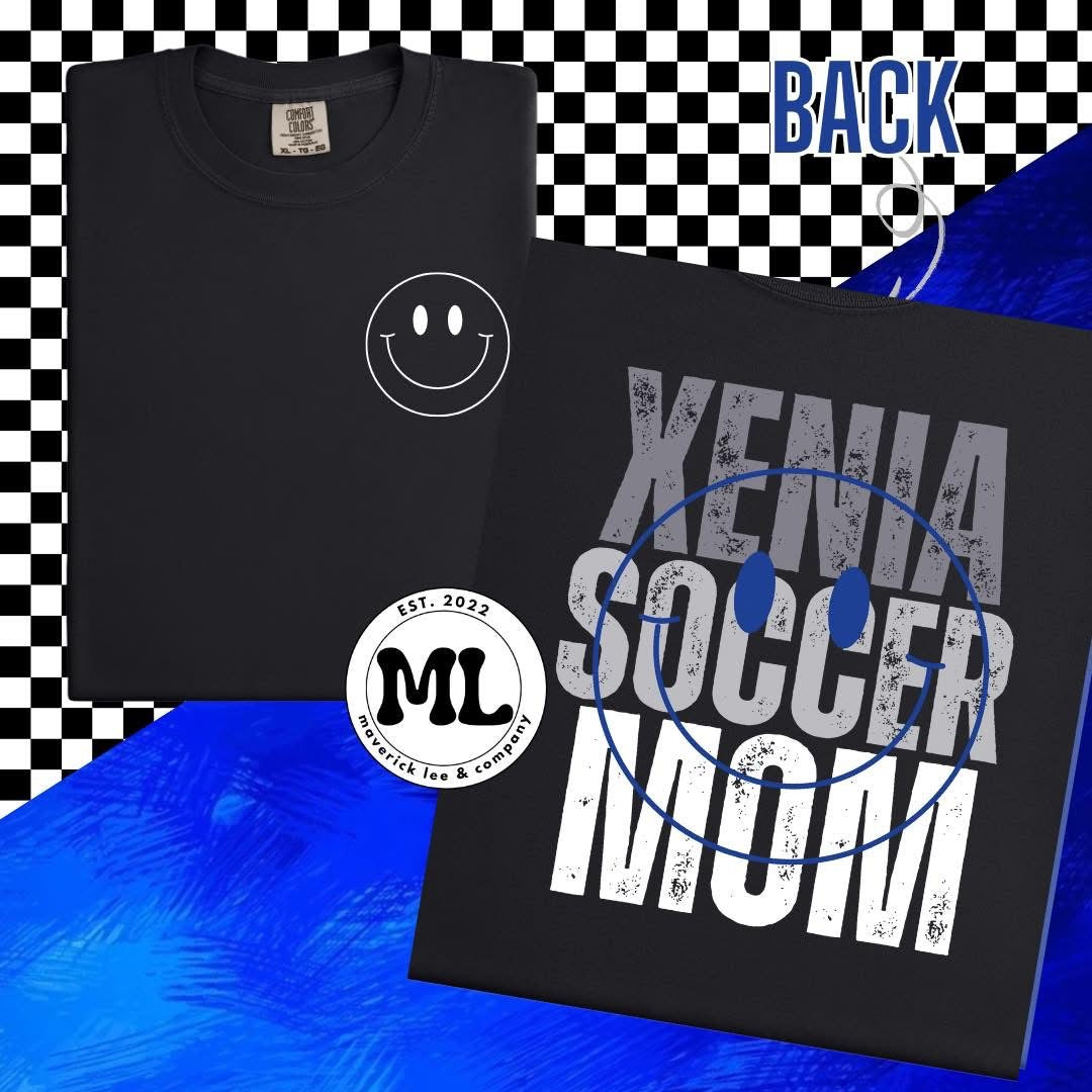 Xenia soccer mom front+ back