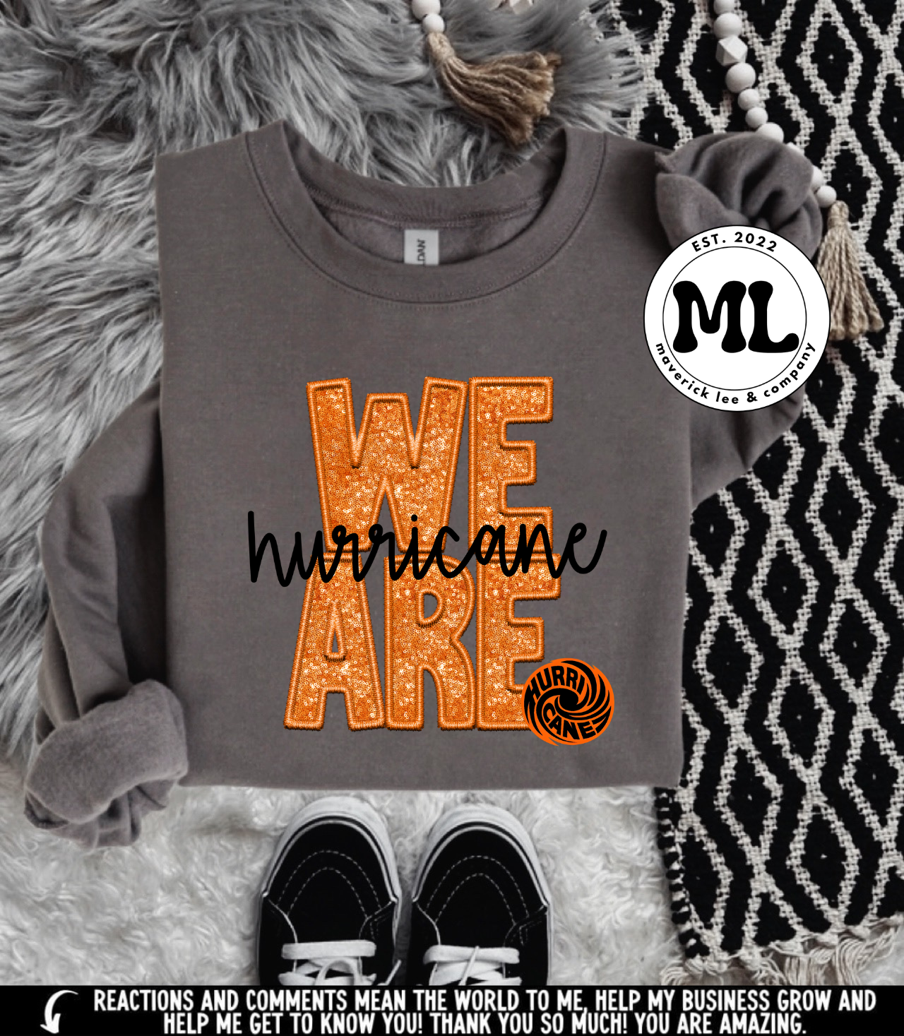 We are hurricane sequin