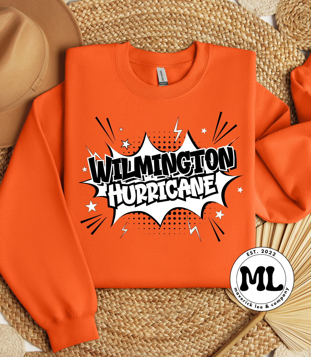 Wilmington hurricane – white and black graffiti