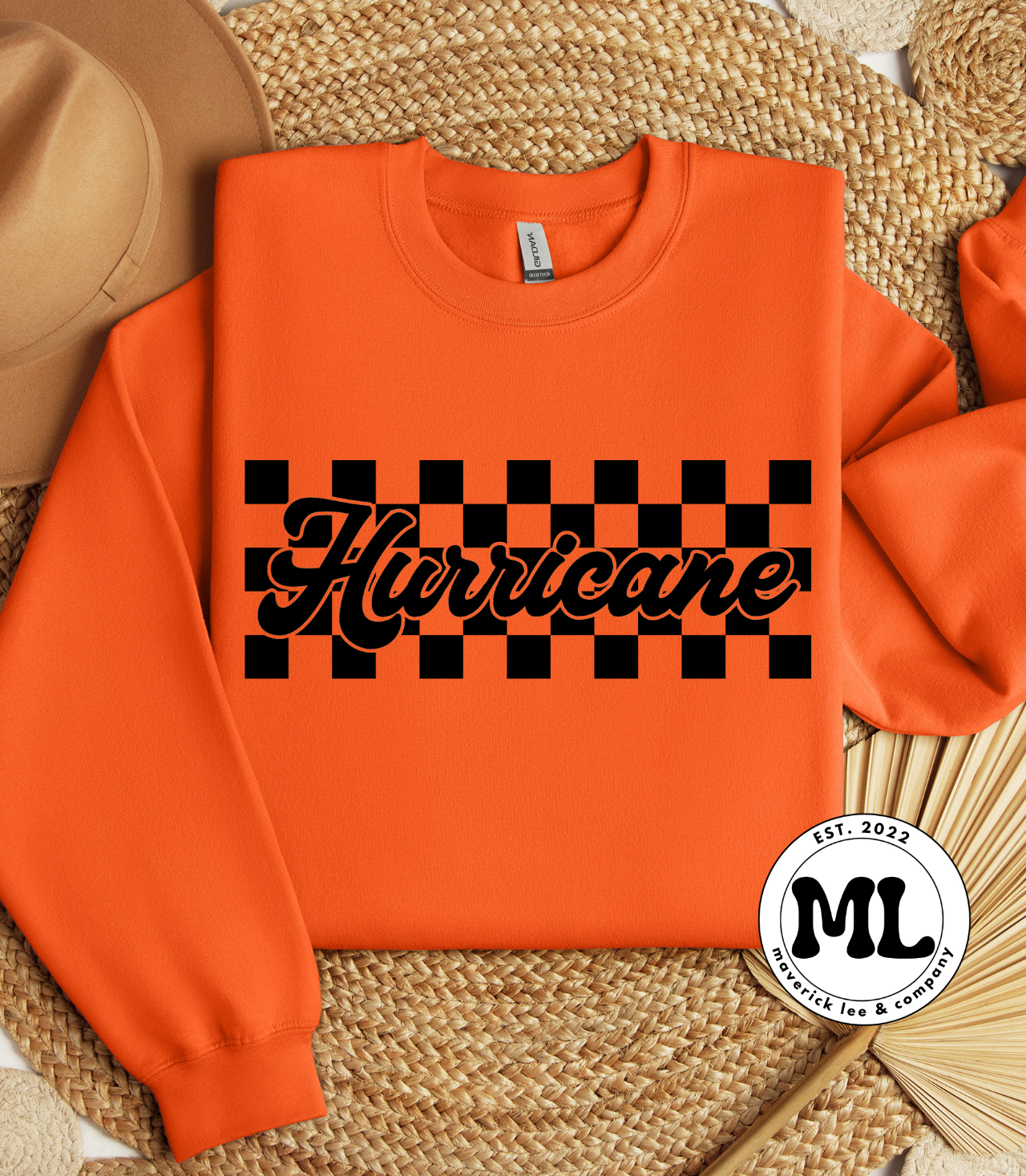 Black checkered hurricane