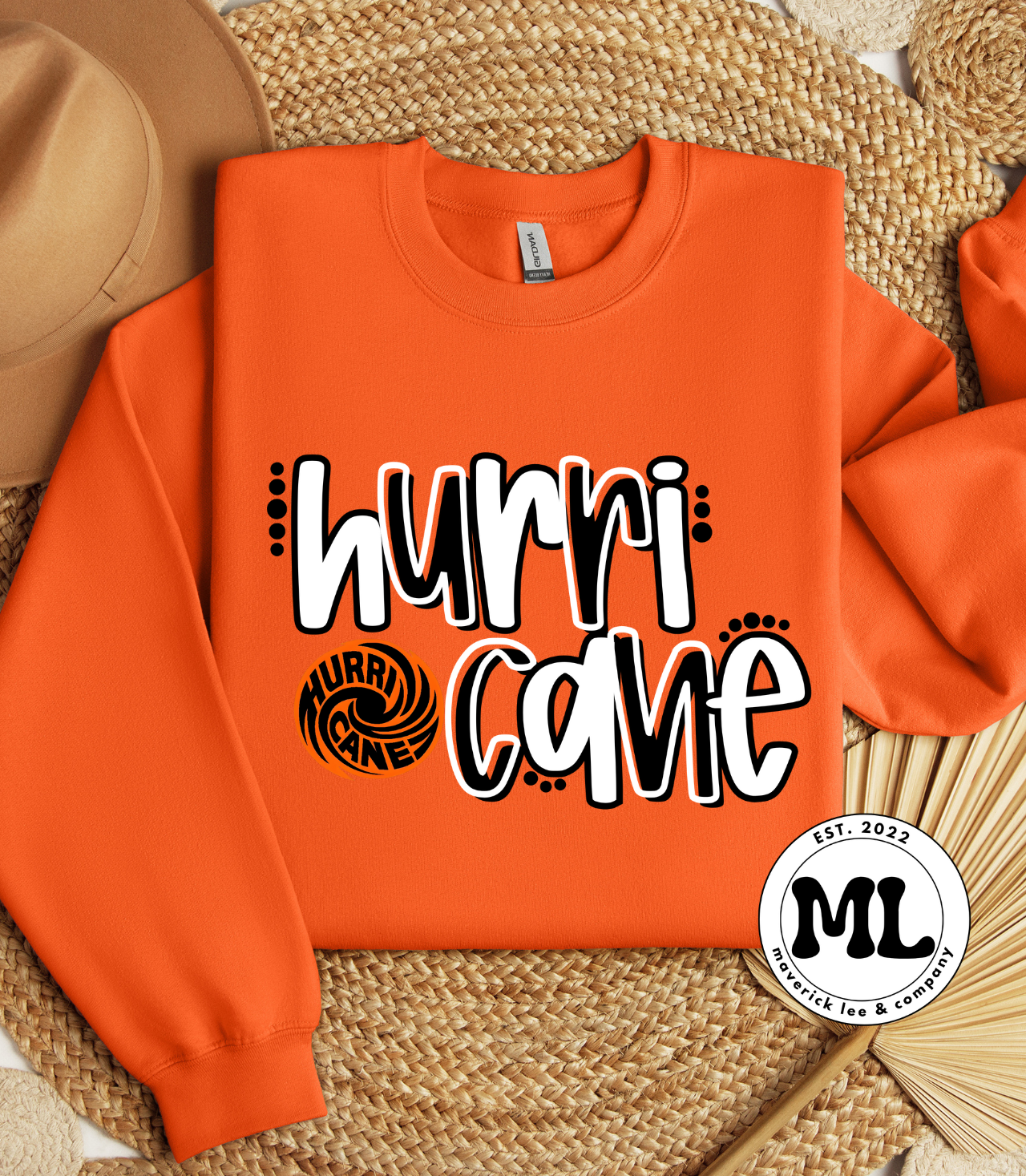Hurricane Grace font + dots