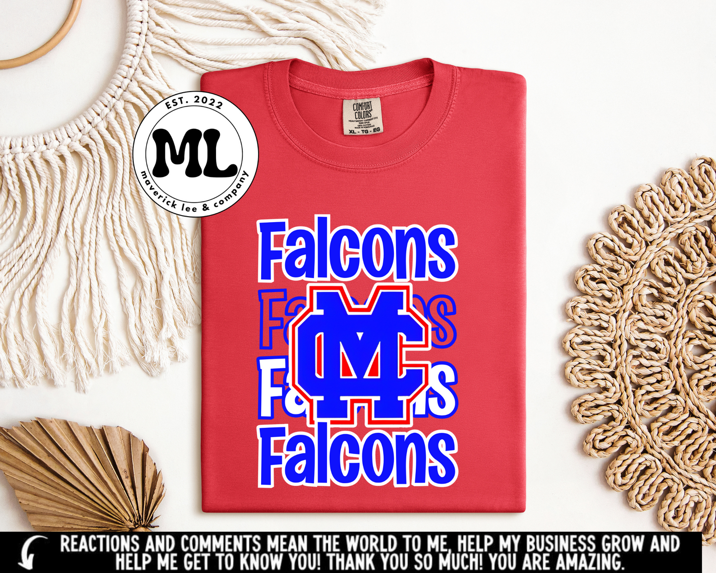 Scrolling Clinton Massie Falcons