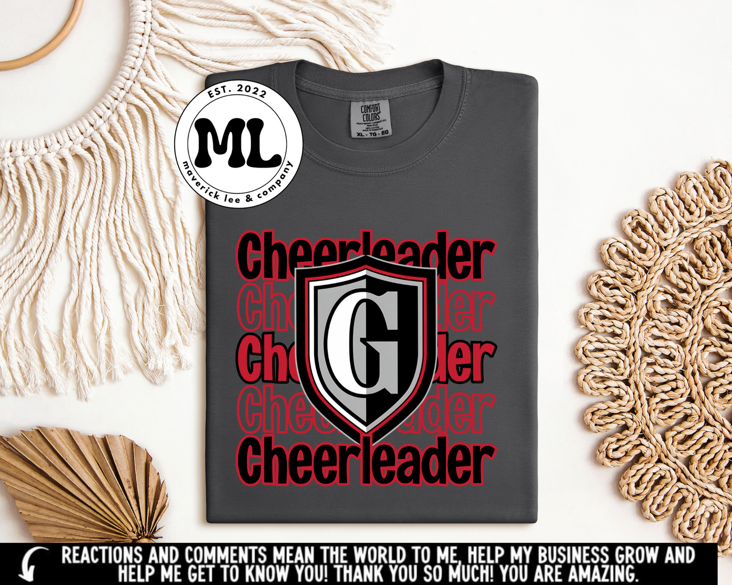 Scrolling Greenon Cheerleader