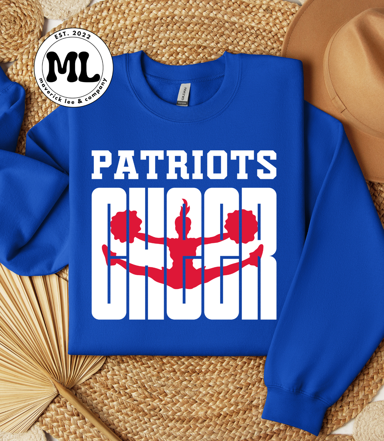 Patriots cheer - toe touch