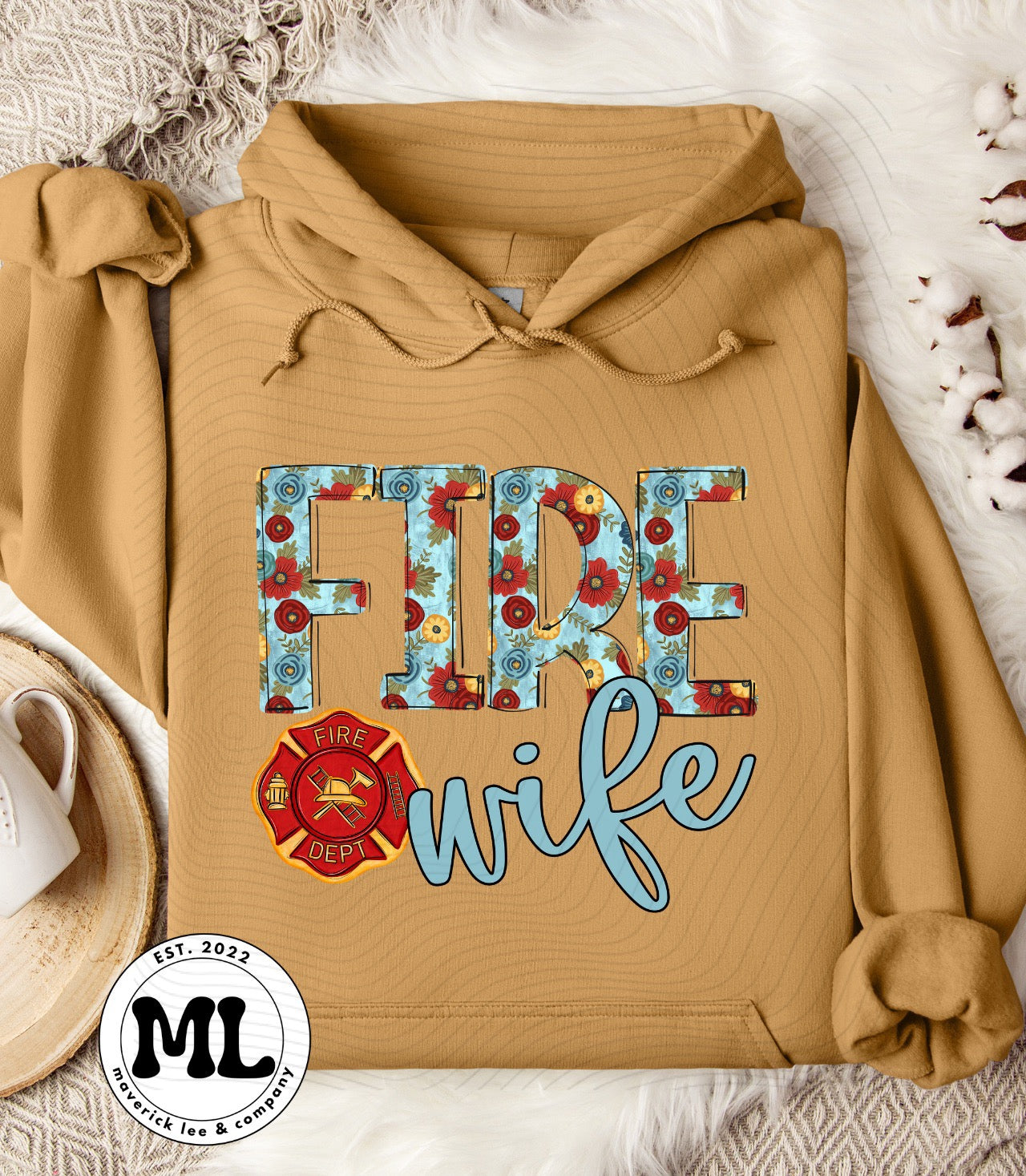 Fire wife floral