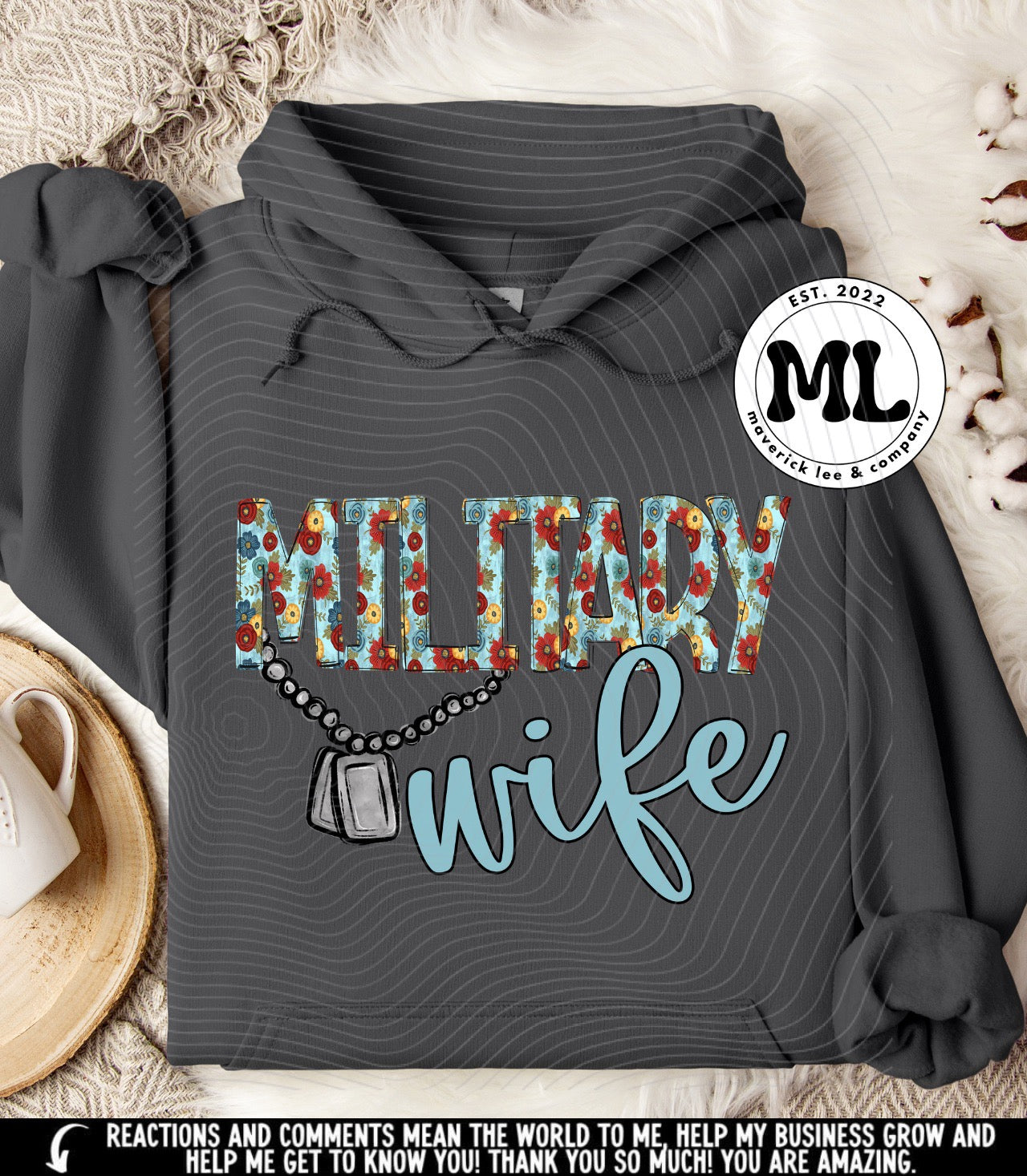 Military wife floral