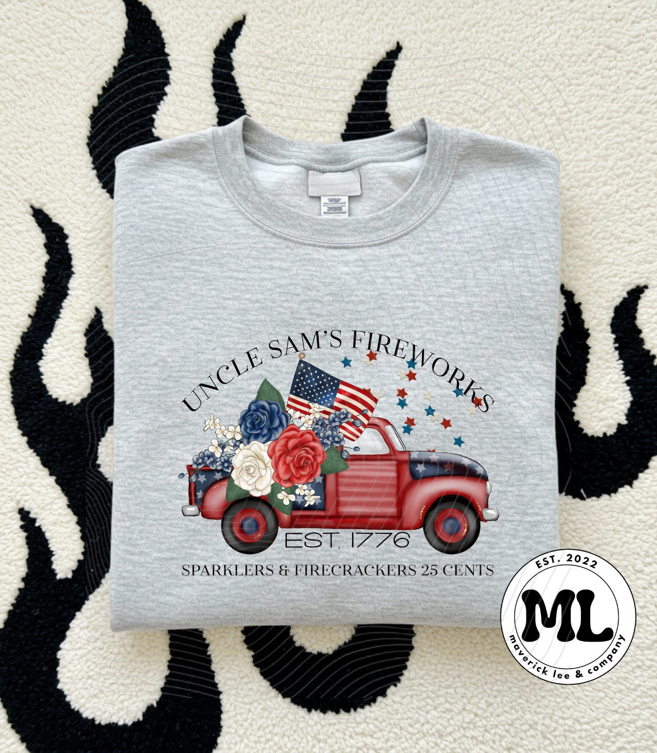Patriotic truck