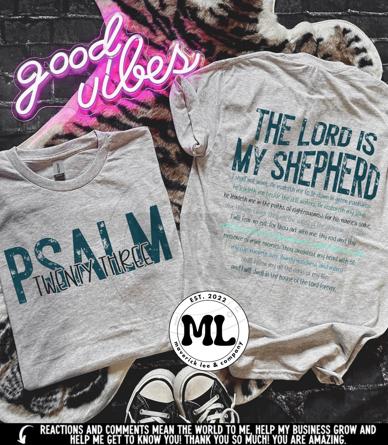 The Lord is my shepherd