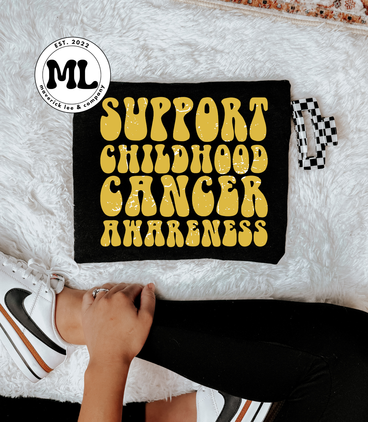 Support childhood cancer awareness, distressed