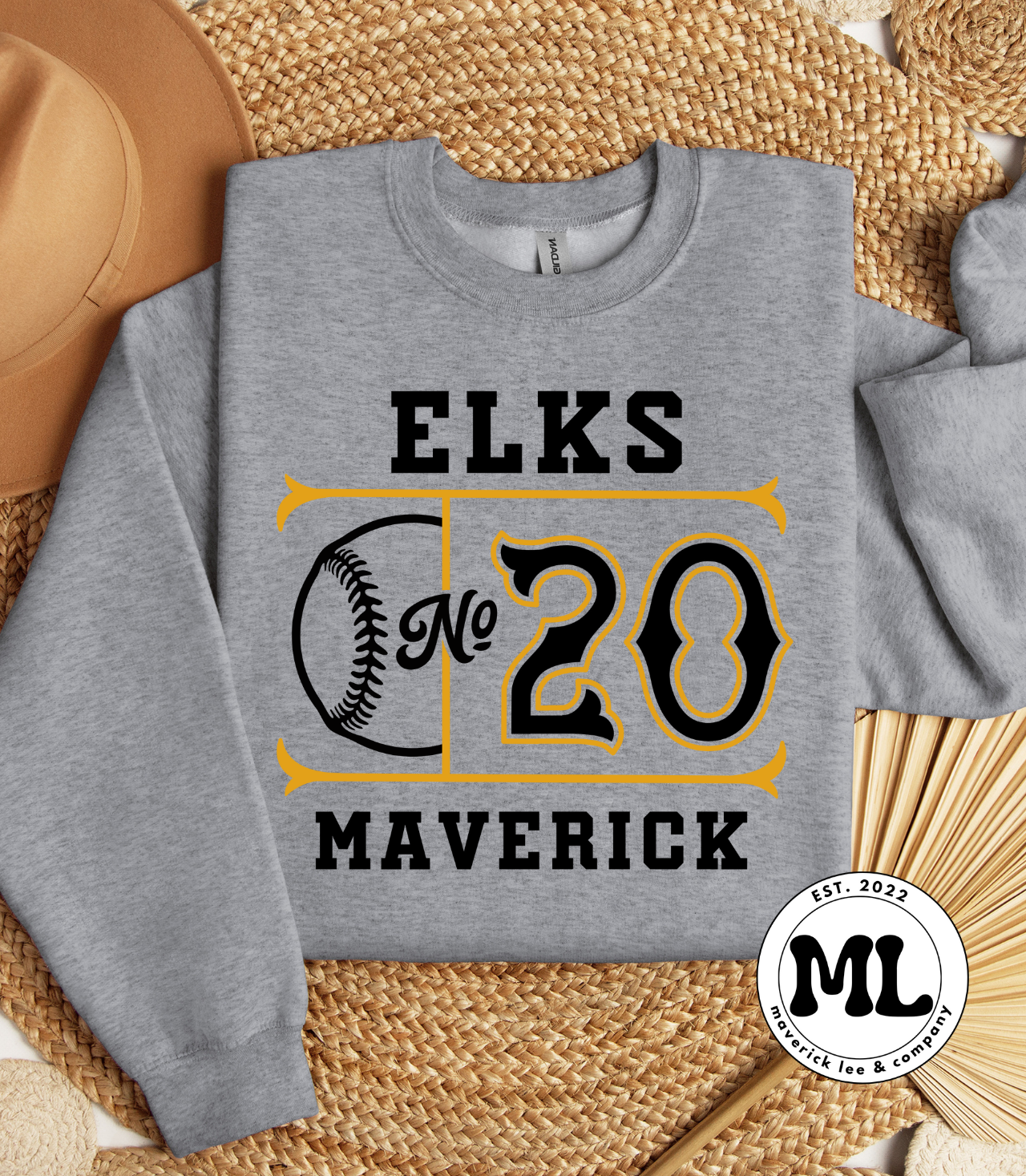 Centerville Elks custom retro