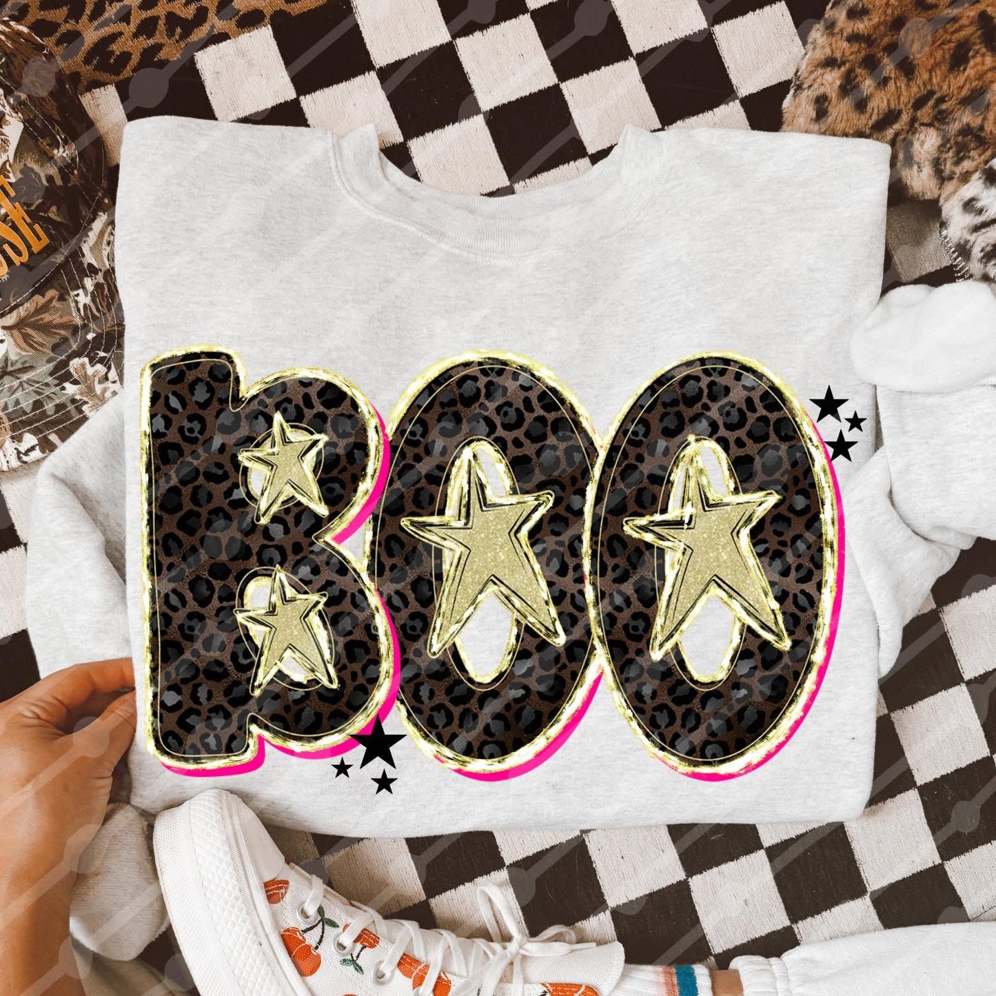 Boo cheetah brown