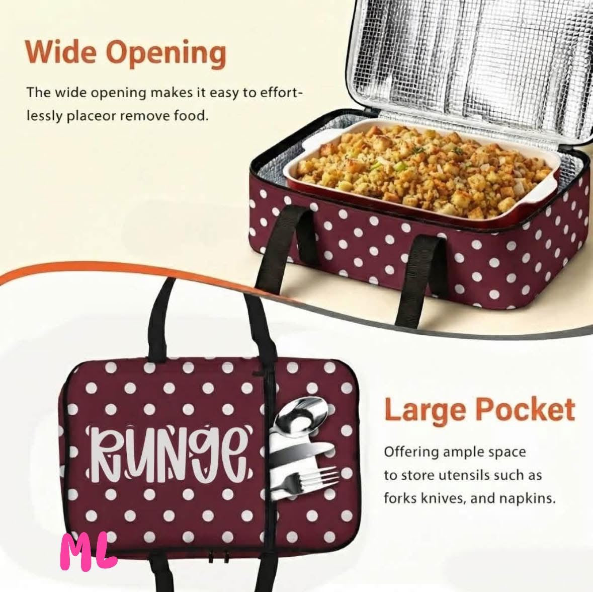 Custom Casserole Dish Carrier