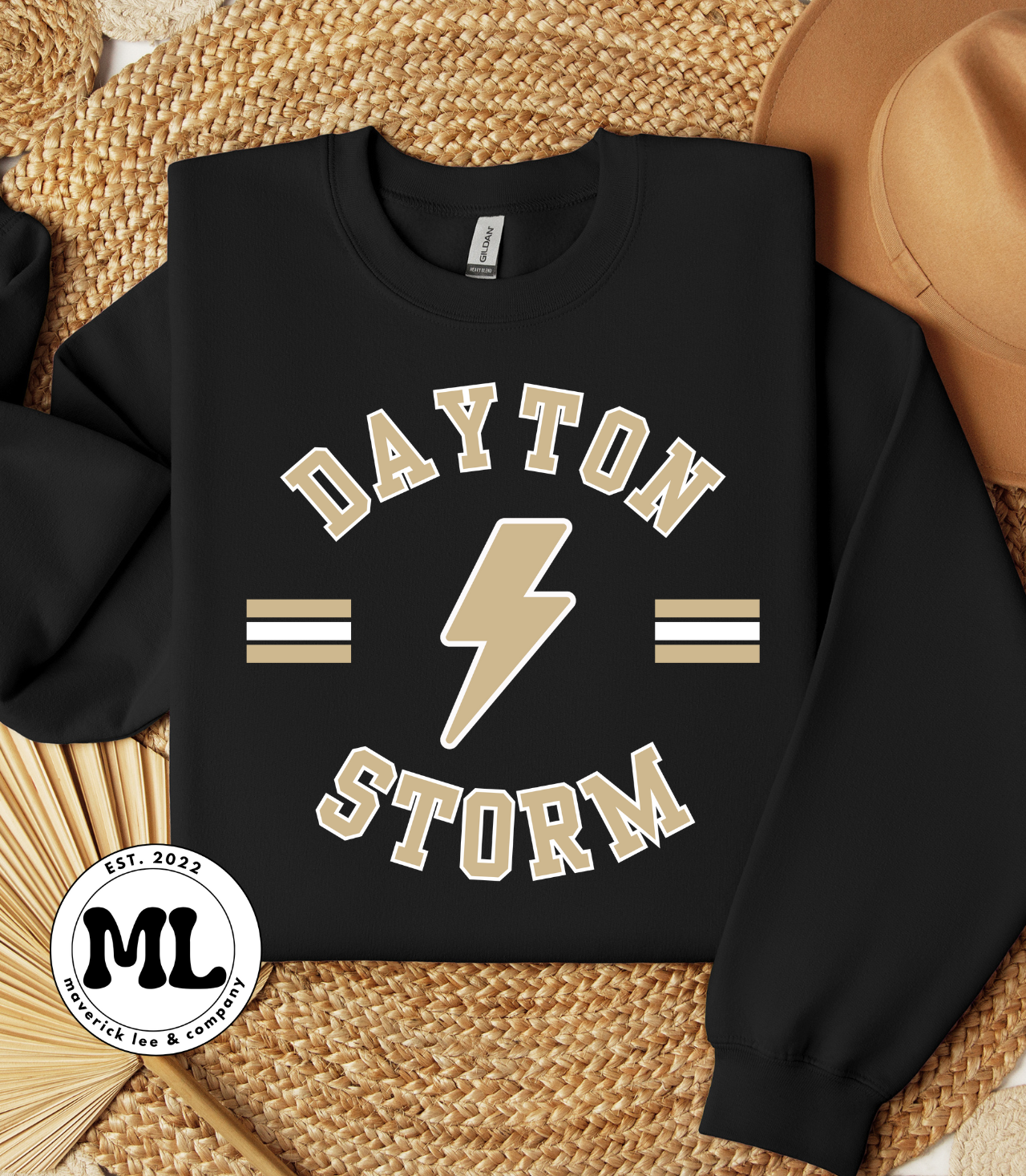 Dayton storm circle + lines
