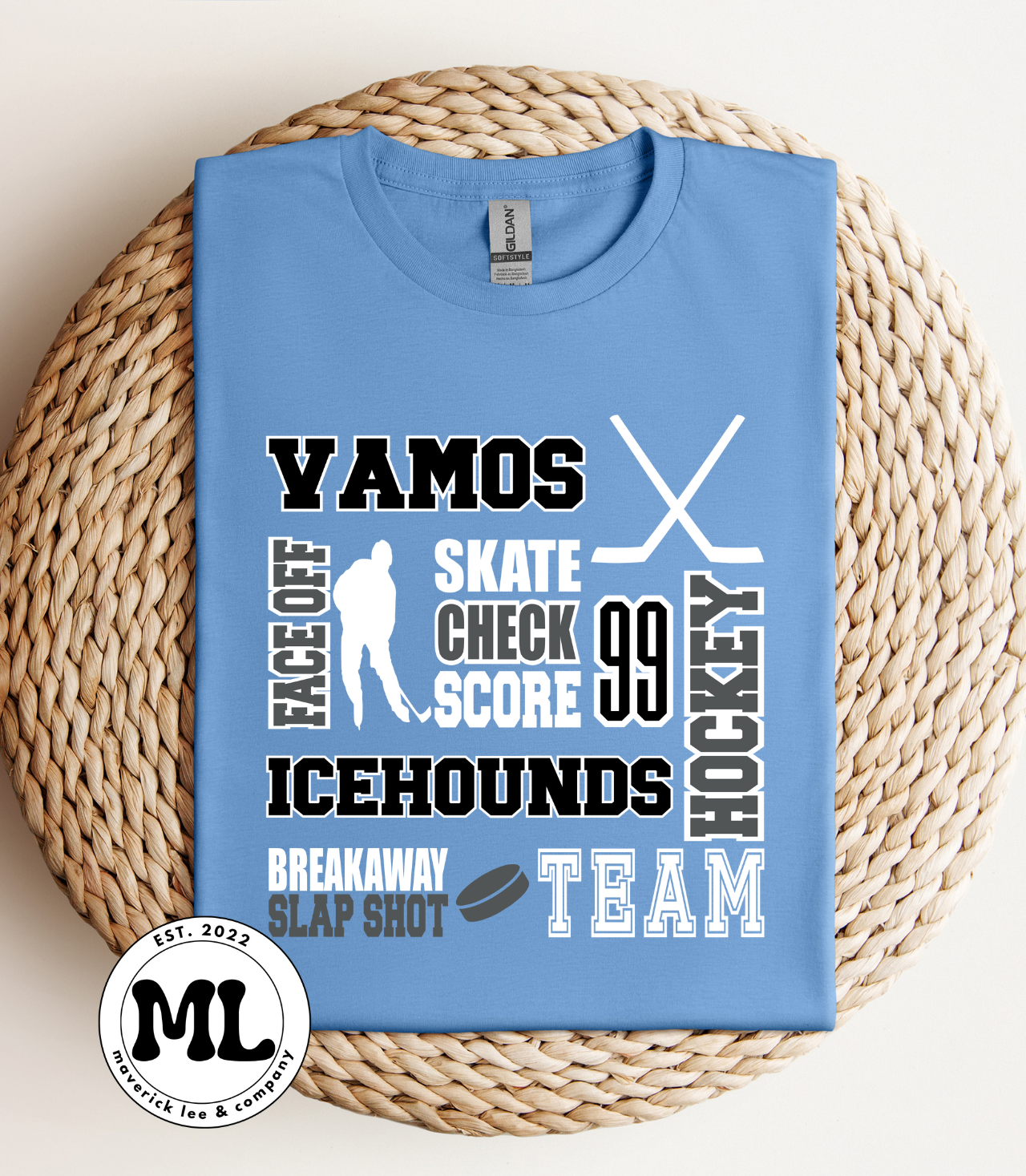 Custom icehounds word collage