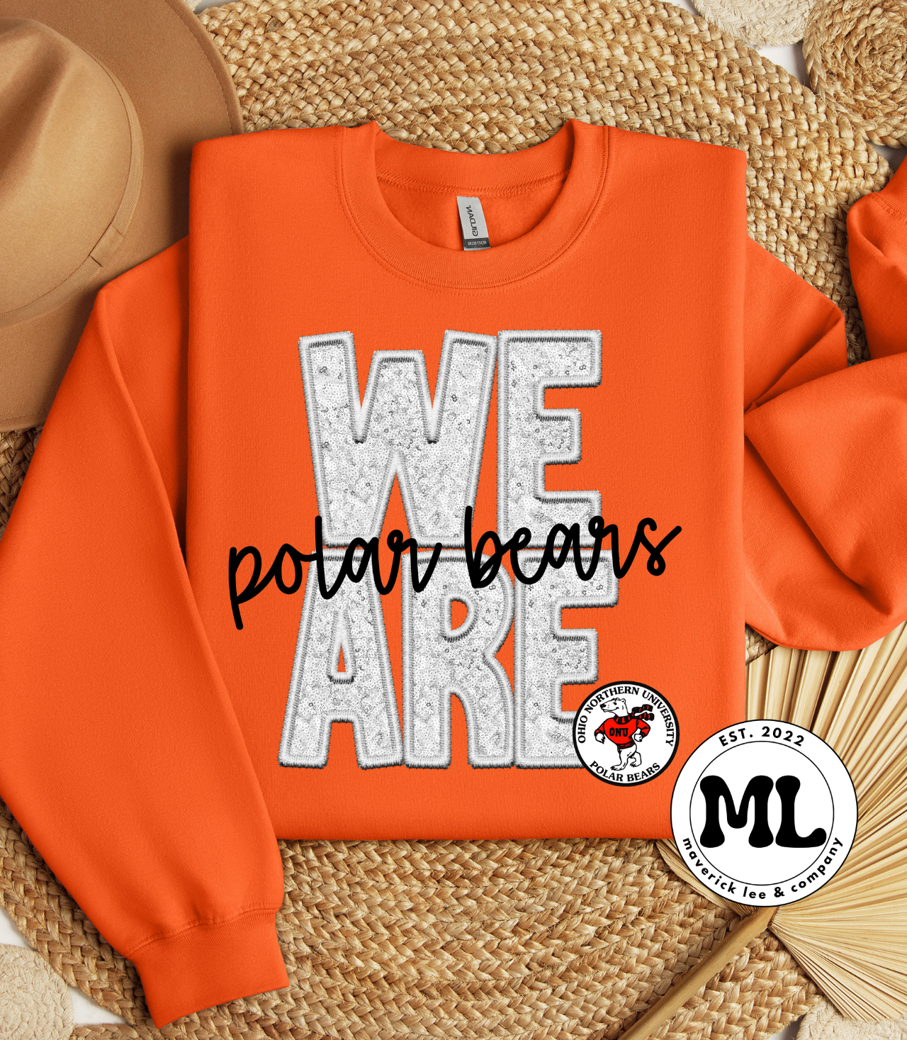 We are polar bears - faux sequins