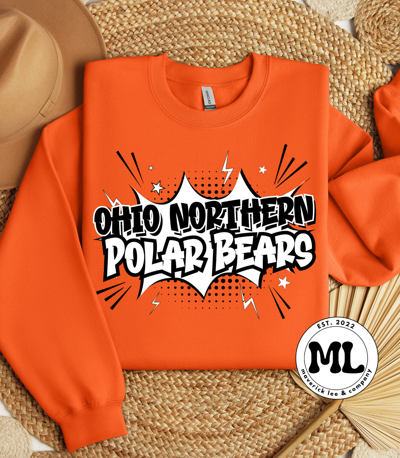 Ohio northern polar bears – black and white graffiti