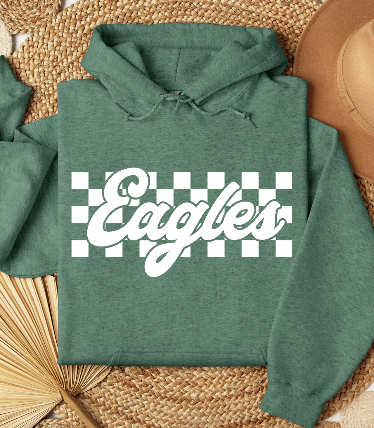 Eagles white checkered