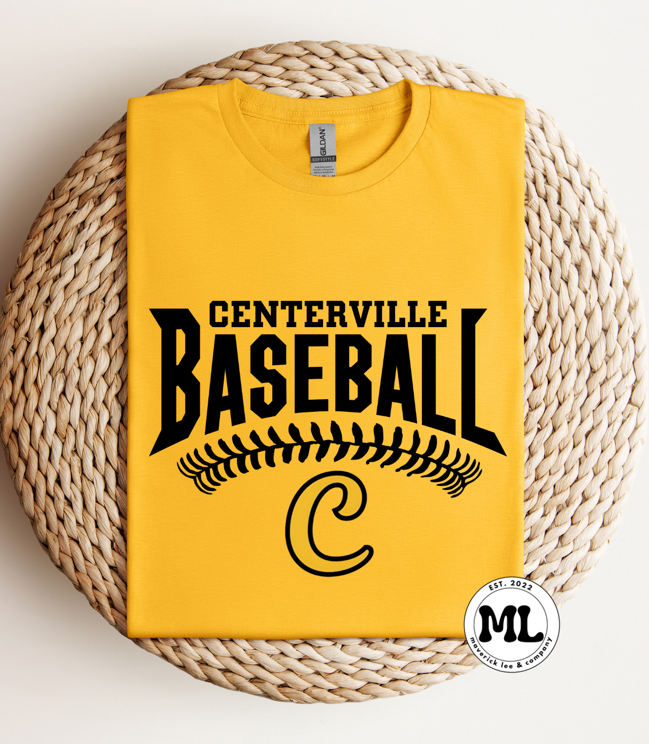 Centerville Elks youth baseball black stitches