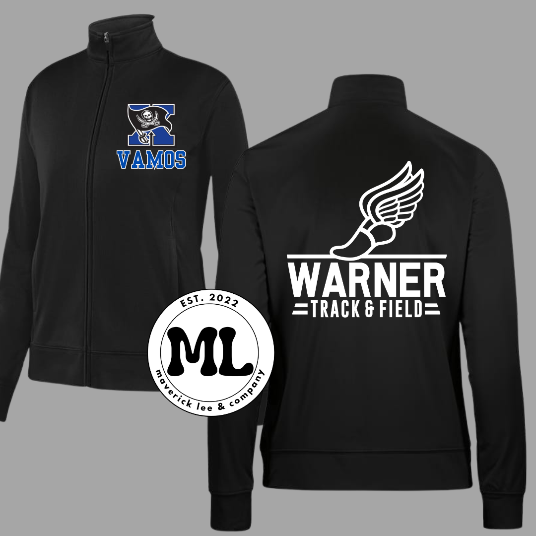 Warner track jacket - white back