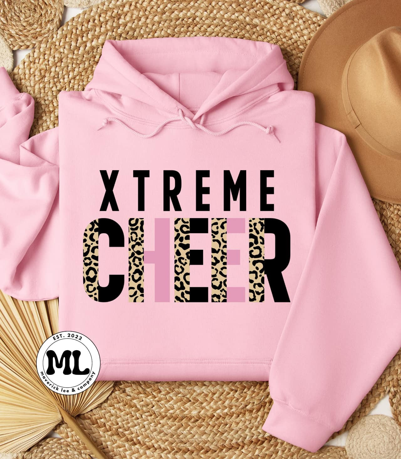 Xtreme cheer colorful cheetah