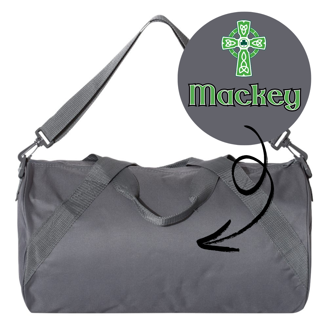 St. Brigid duffle bag - custom name