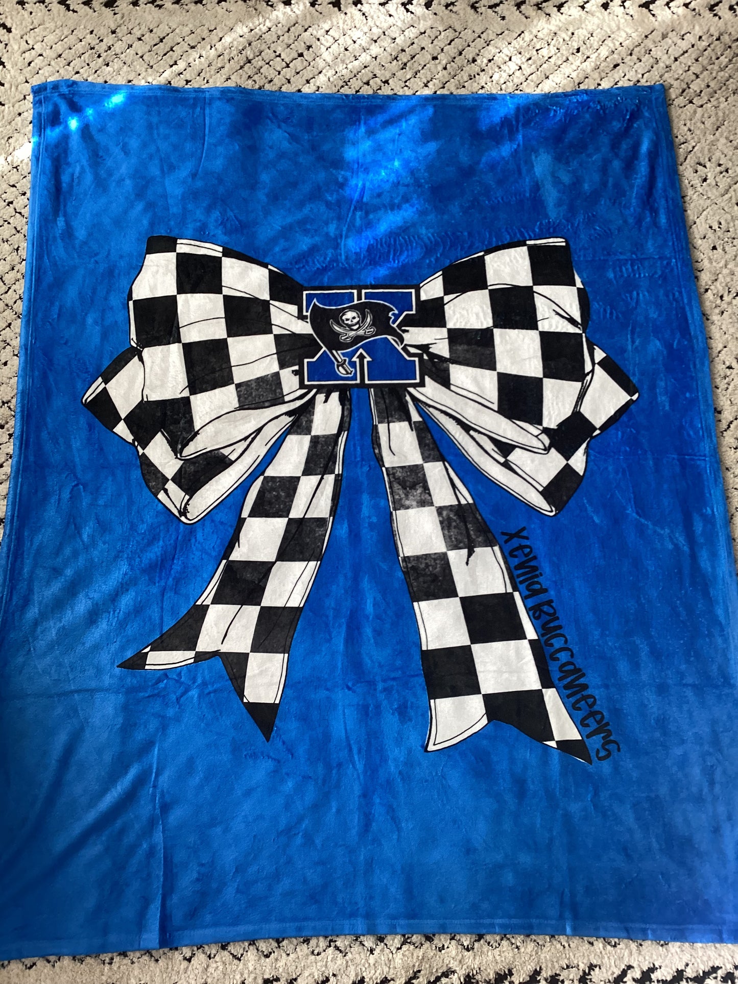Xenia buccaneers blanket in stock