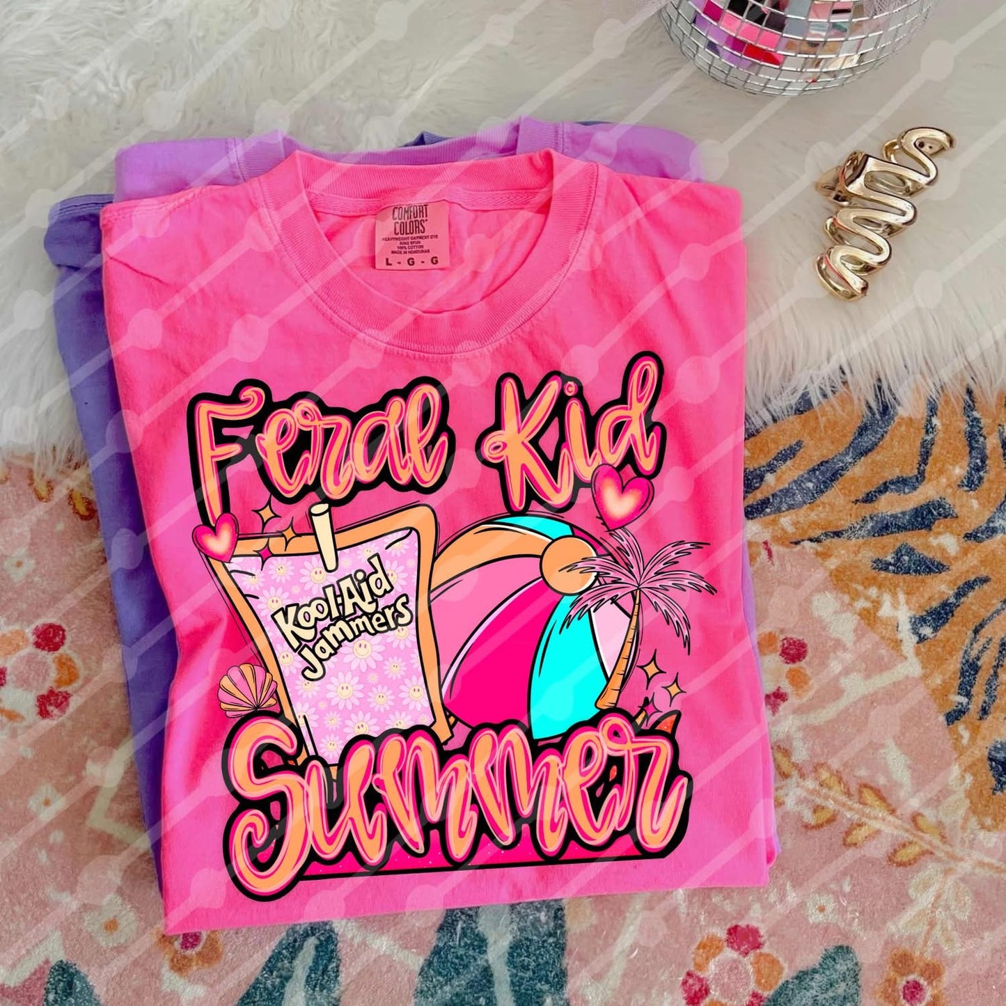 Pink feral kid Summer