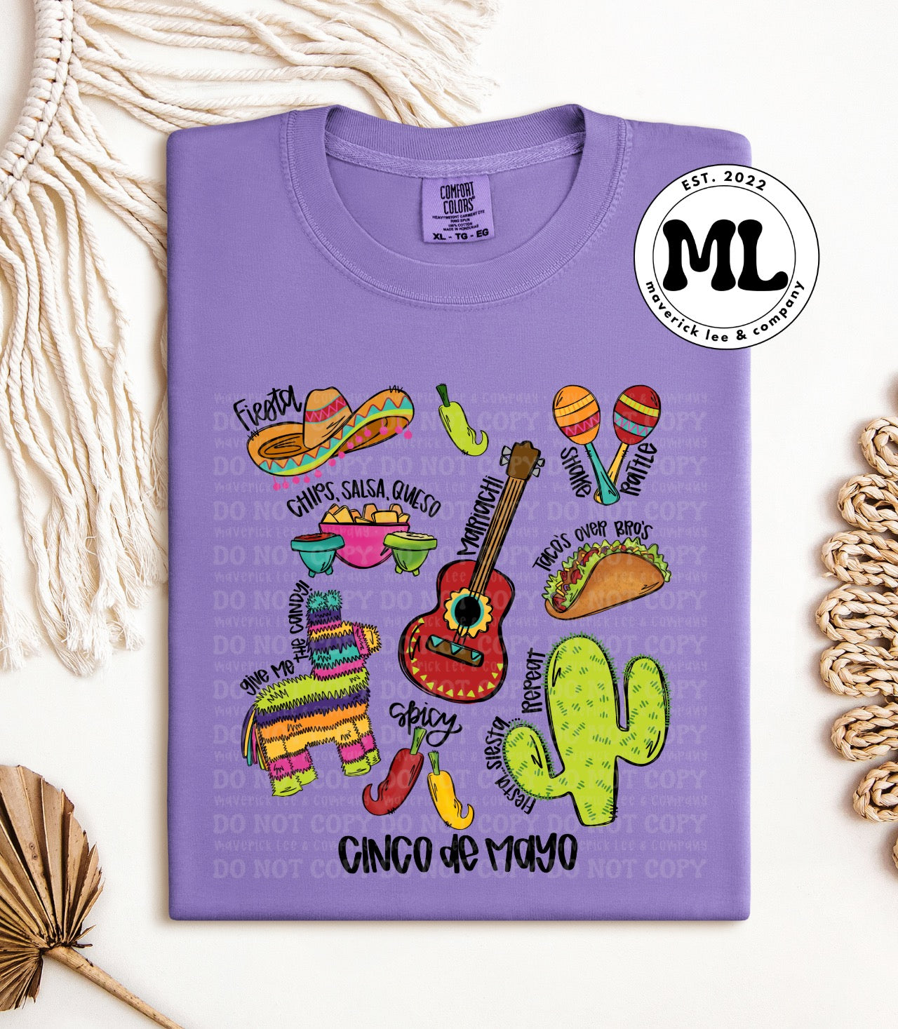 Cinco de Mayo labeled collage