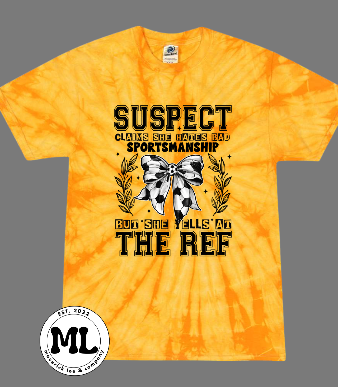 But she yells at the ref