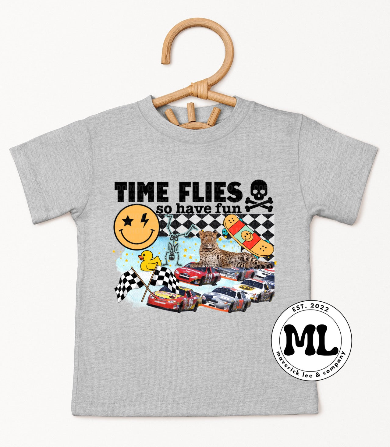 Time flies so have fun – black