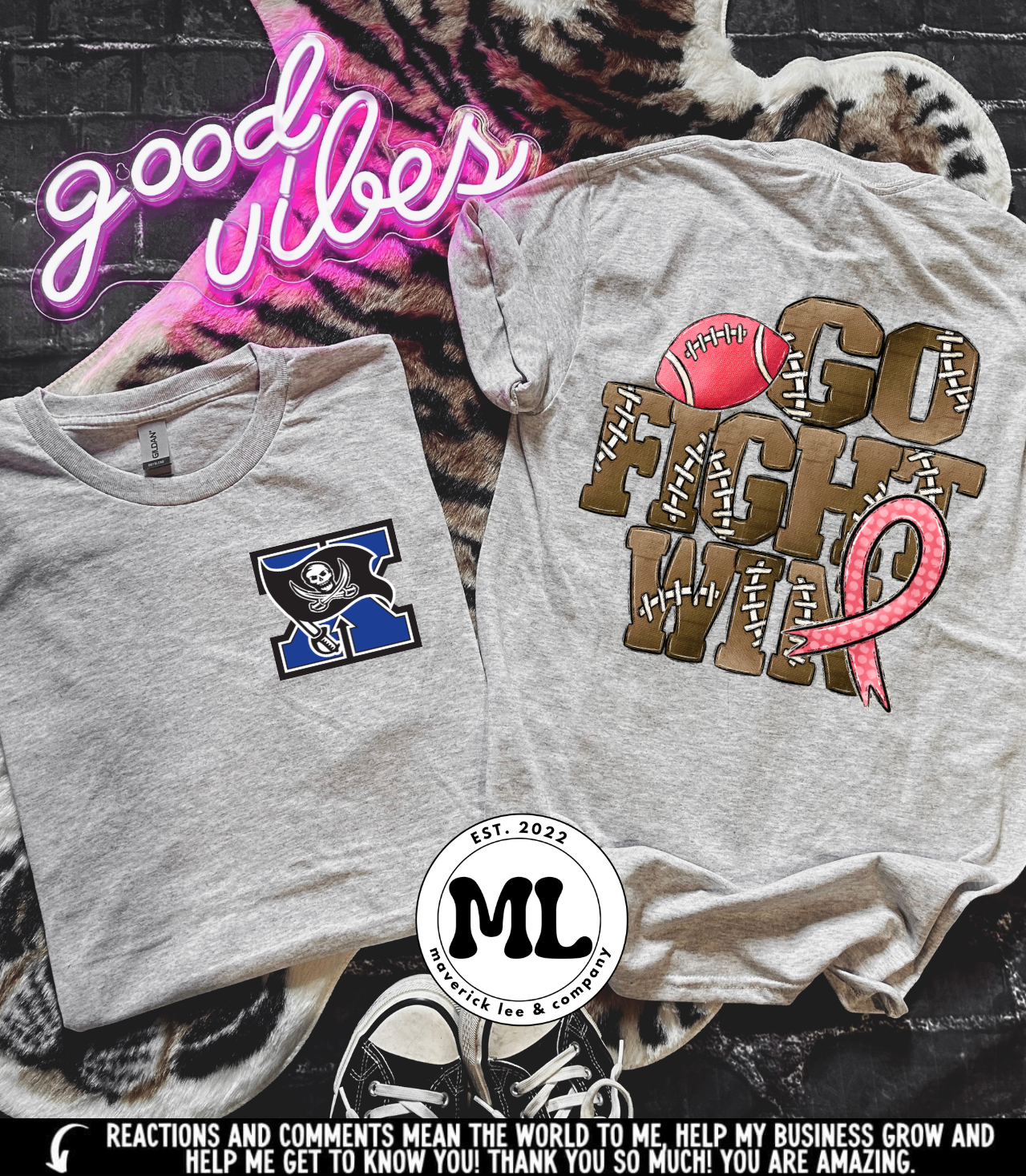 Custom team - go fight win breast cancer