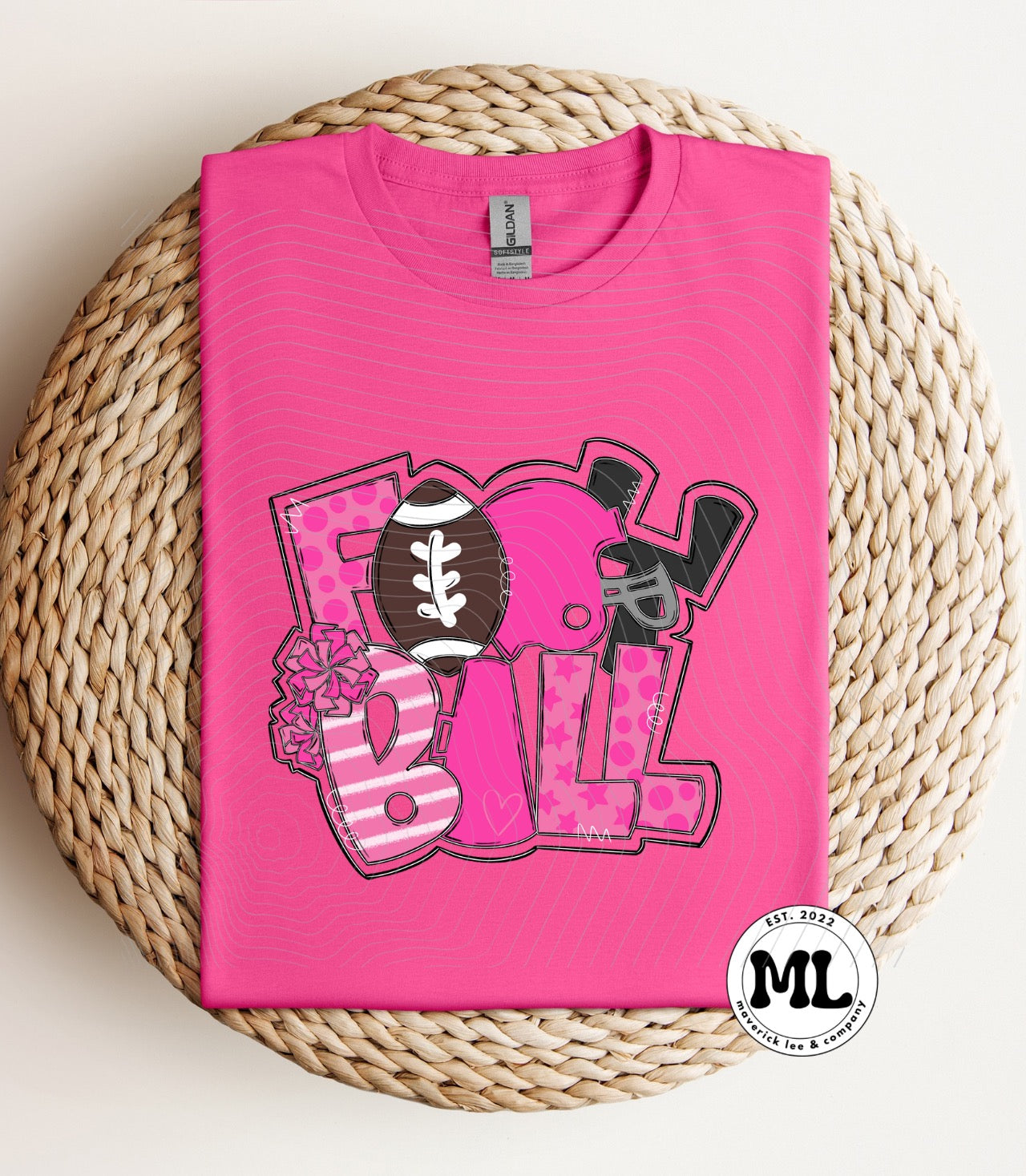 Pink football