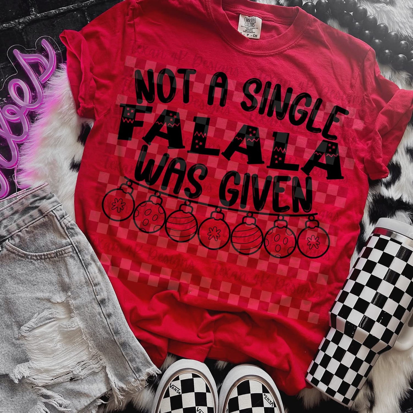 Not a single - black