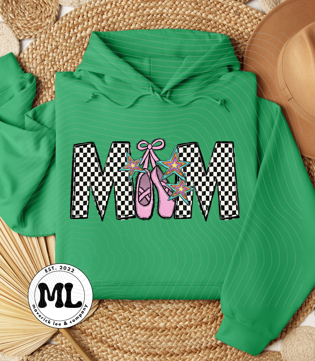 Checkered dance mom