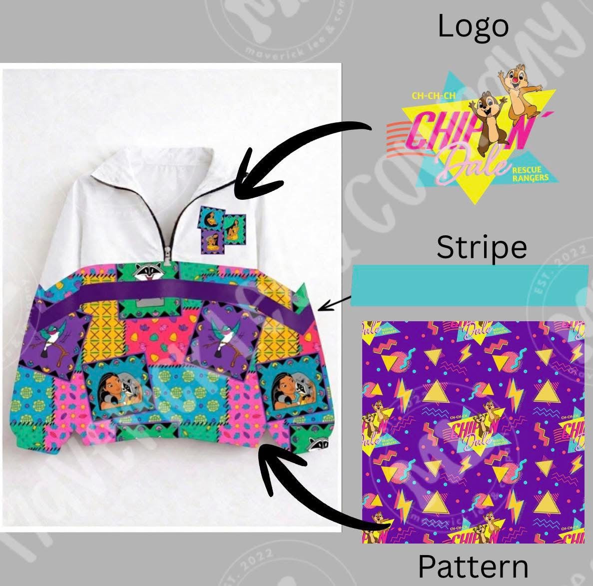 90s vibes quarter zip – C&D