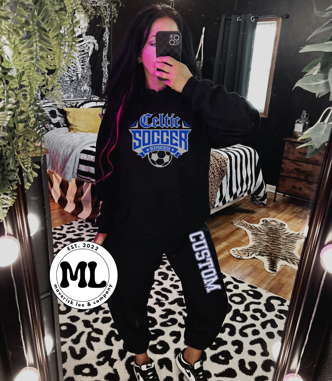 Celtic soccer jogger set