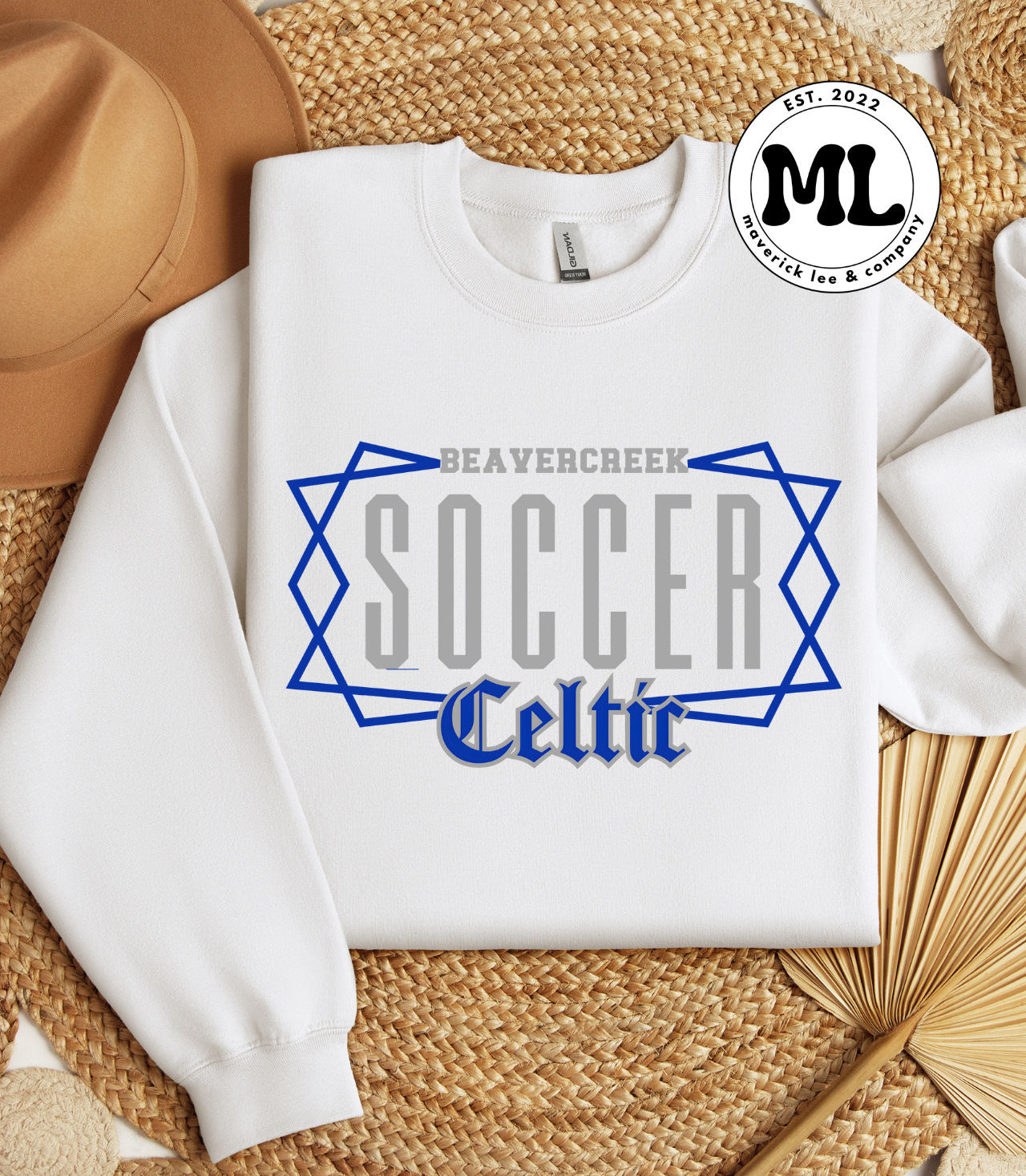 Celtic soccer geometric