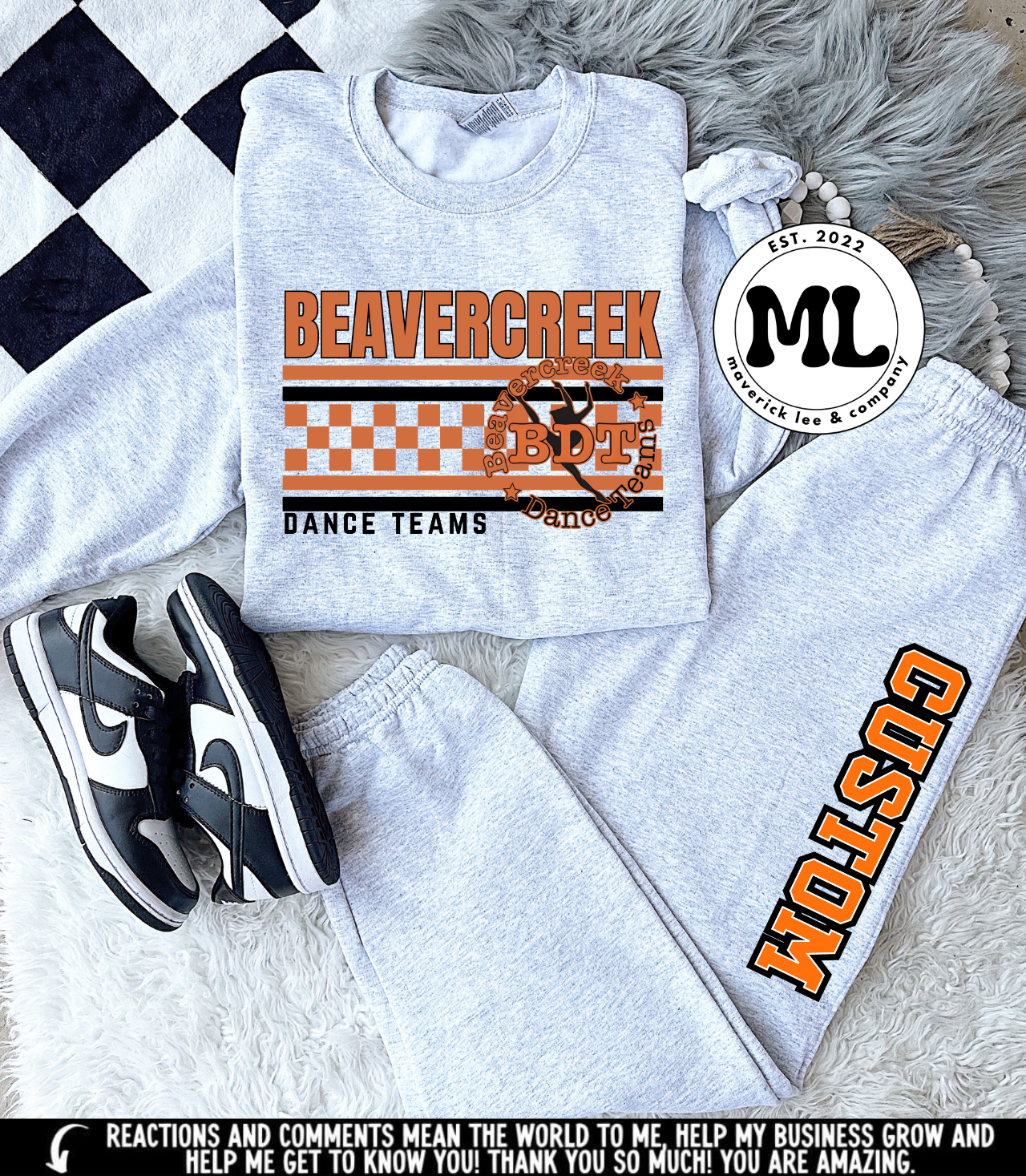 Beavercreek dance team jogger set