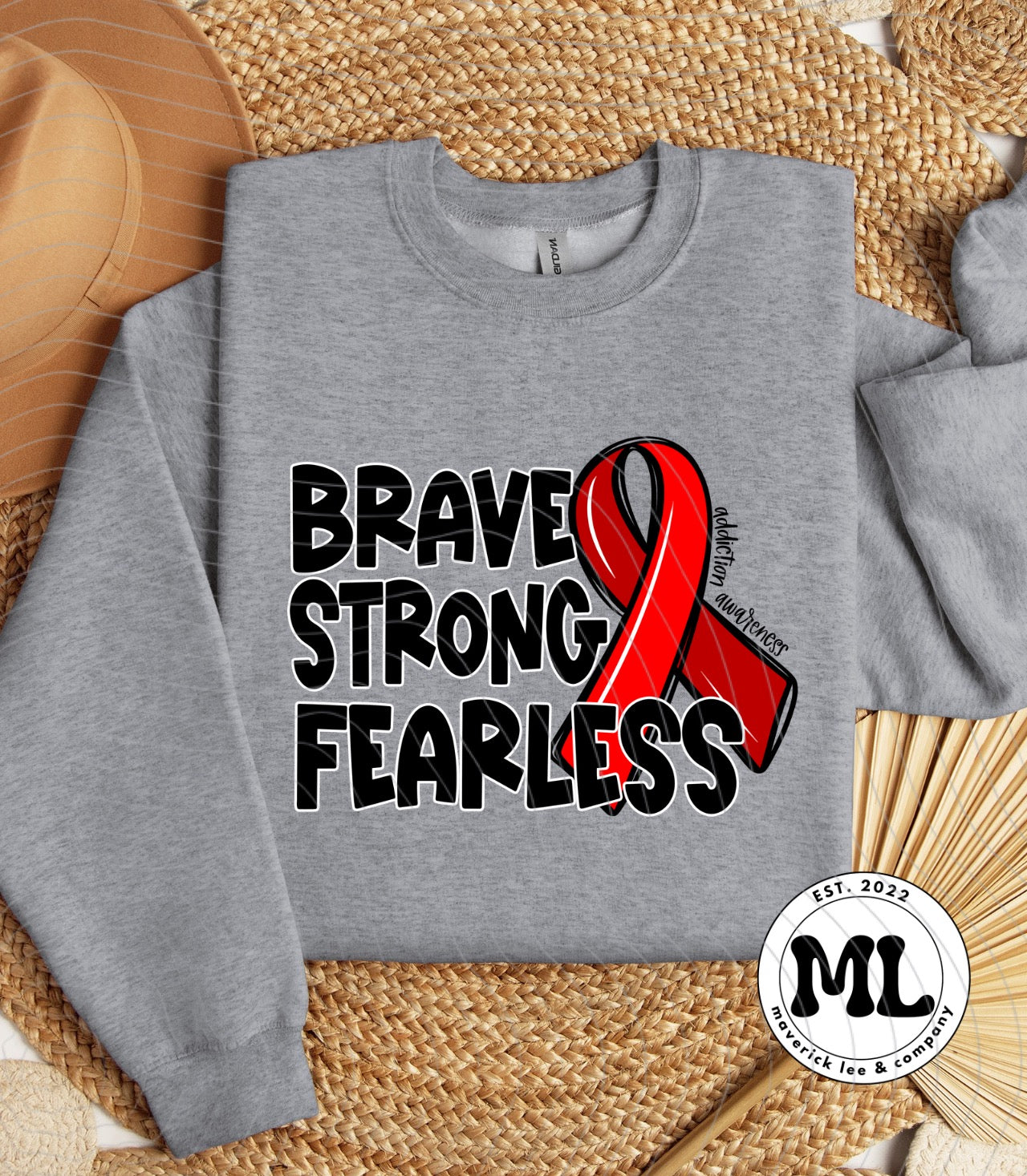 Brave strong fearless – addiction