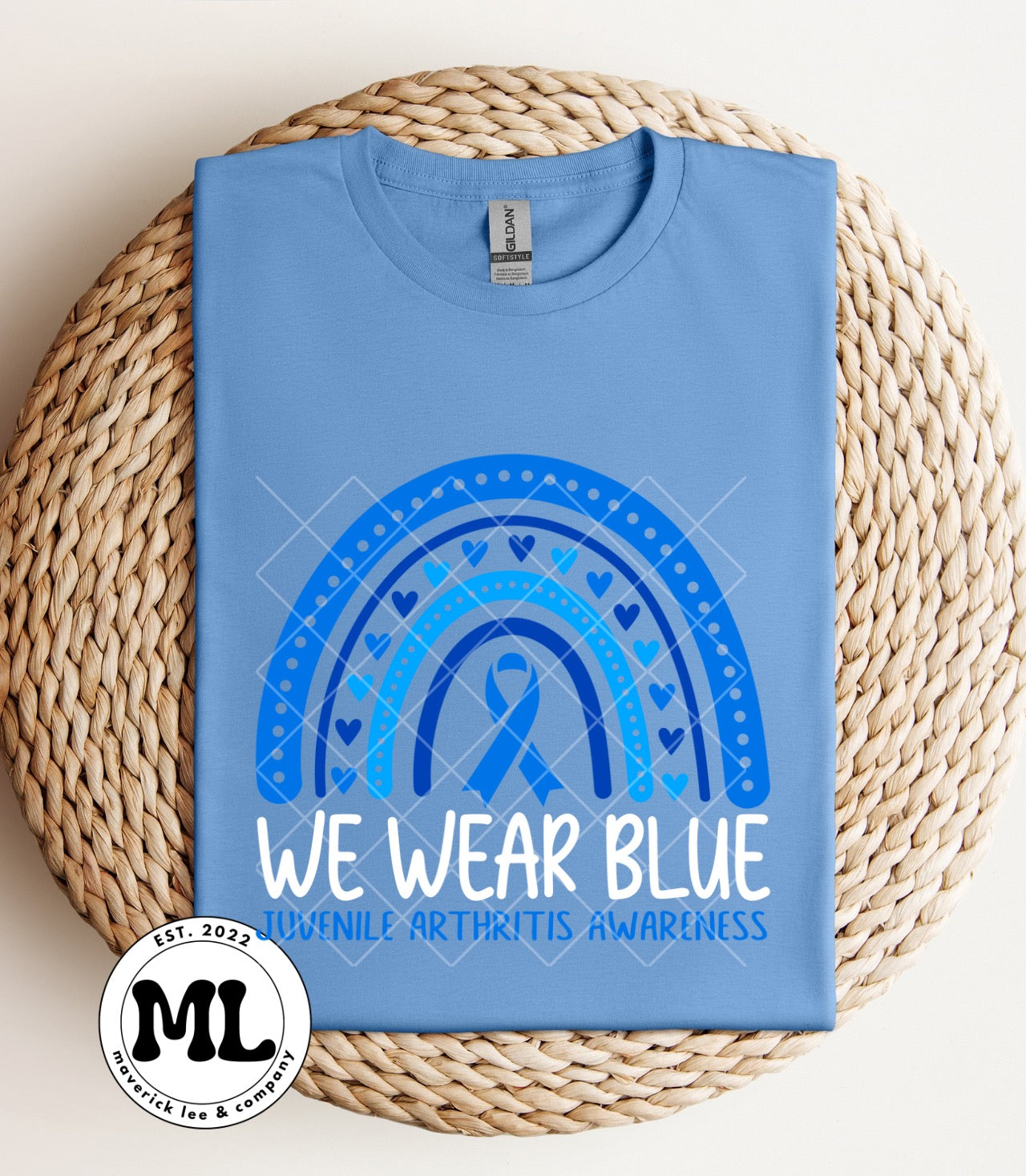 We wear blue for juvenile arthritis