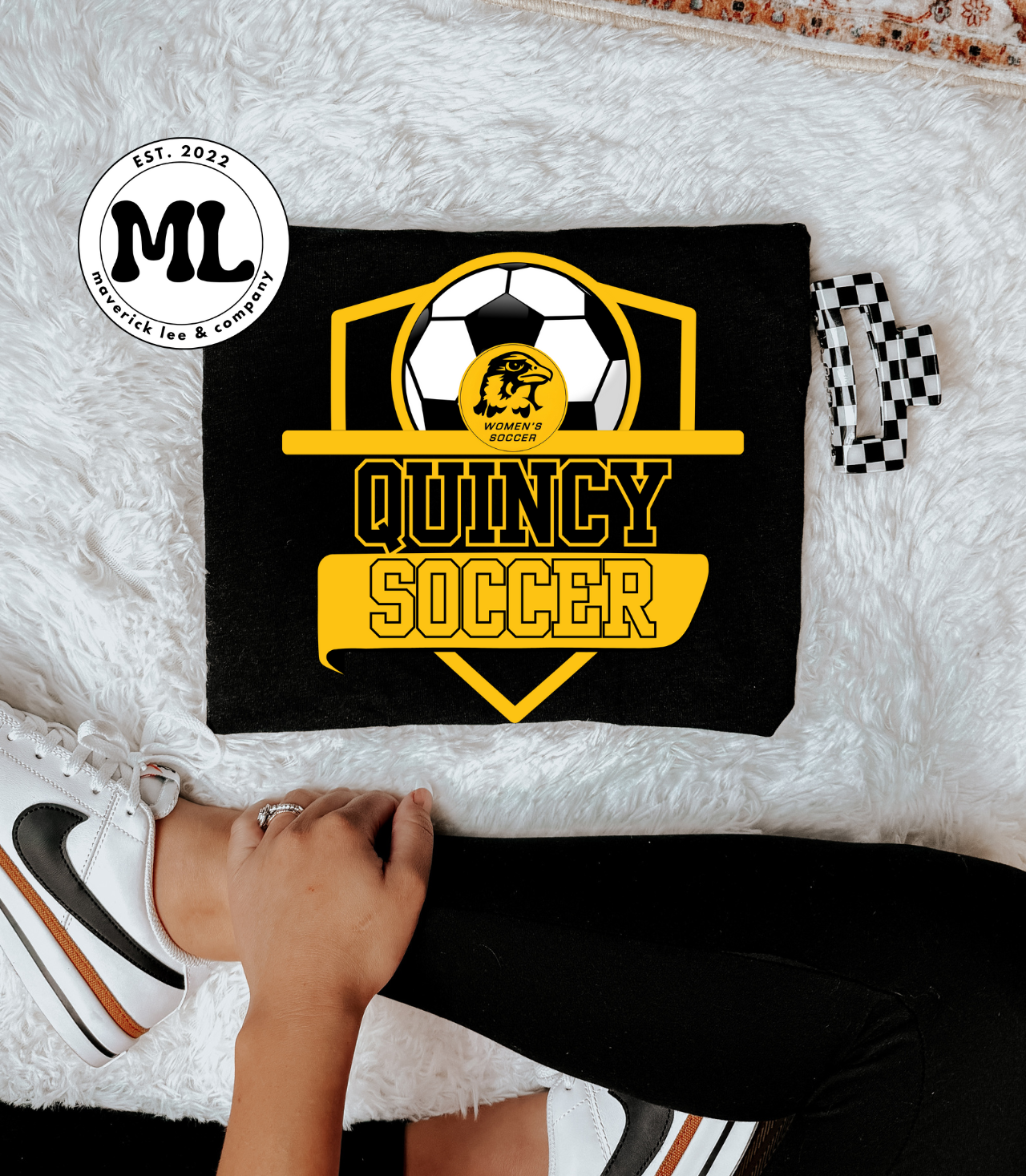 Quincy soccer pennant